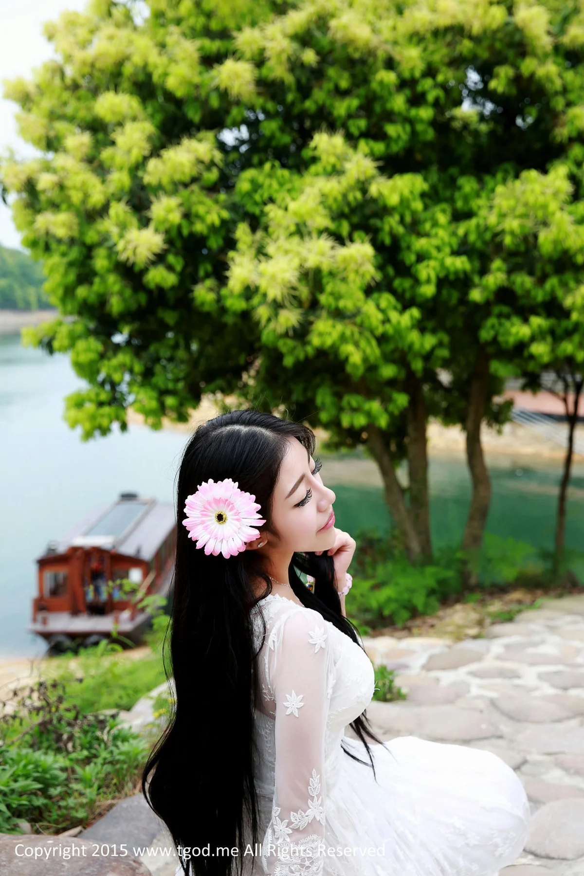 TGOD推女神 女神驾到 九江花源谷 青春女神鲁思羽 夏静 - 47