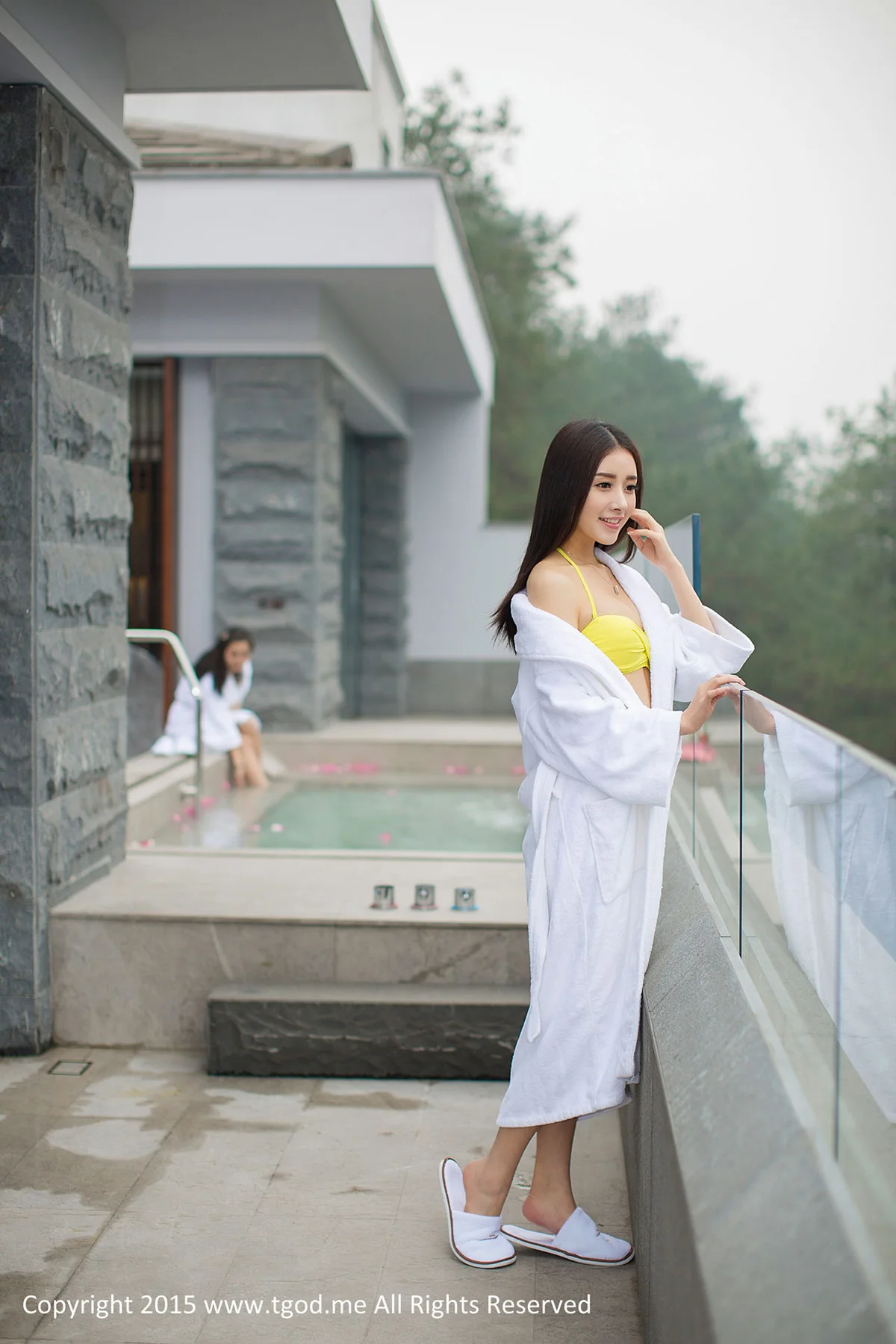 TGOD推女神 峨眉山红珠山温泉 梁晶莹、李珂 - 25