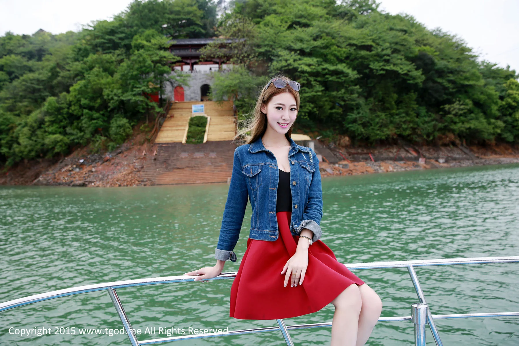 TGOD推女神 九江庐山西海 万慧婧、龚紫瑄 - 49
