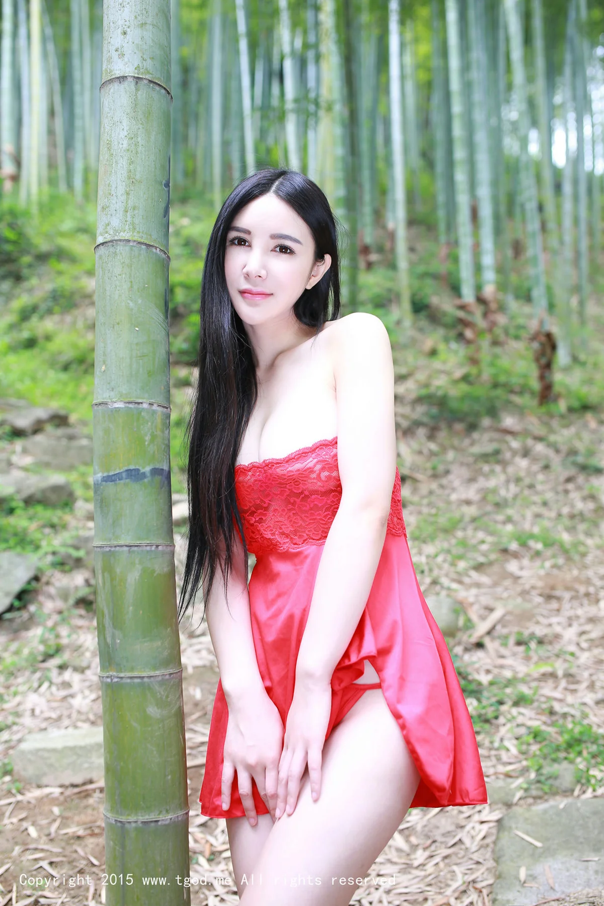 TGOD推女神 竹林套图 - 23