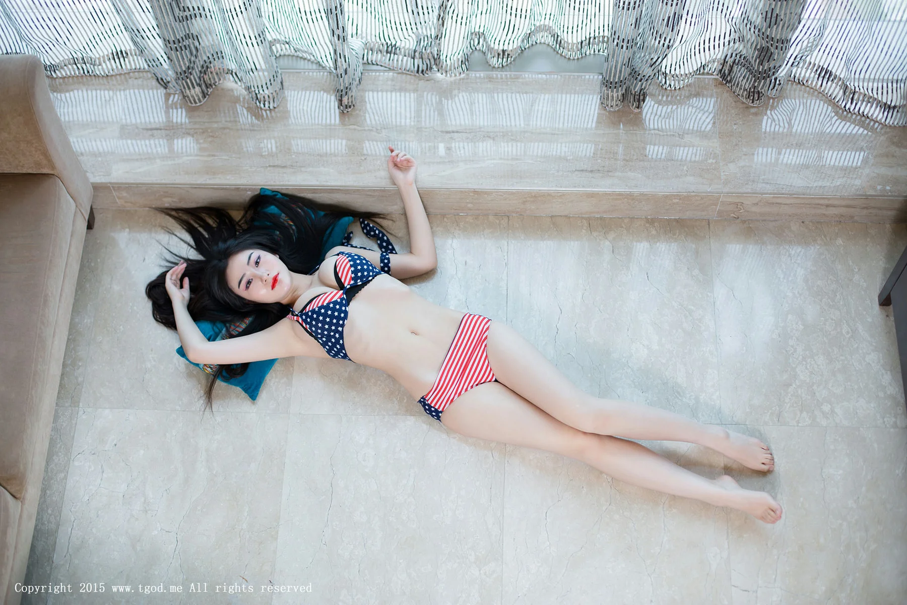 TGOD推女神 夏日神秘性感写真 王闵多 - 18