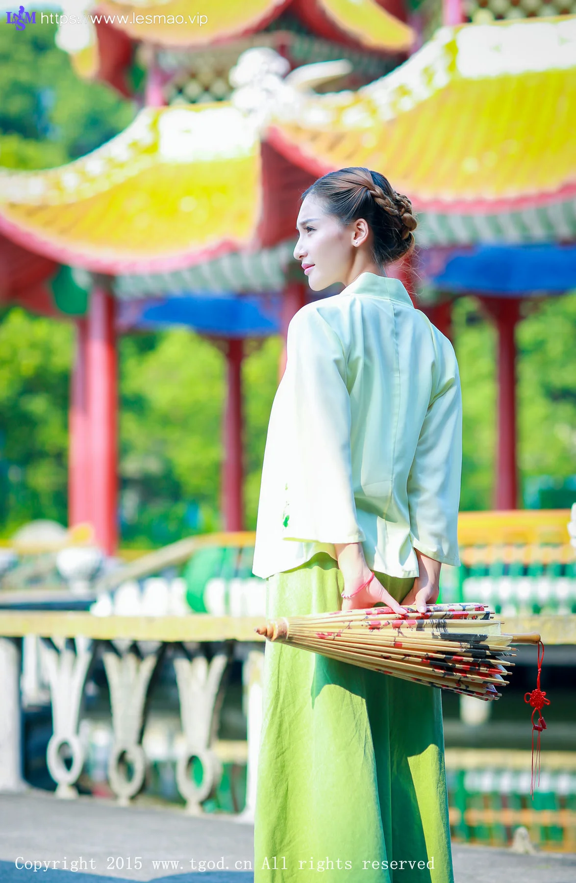 TGOD推女神 艾西汉服套图 - 13