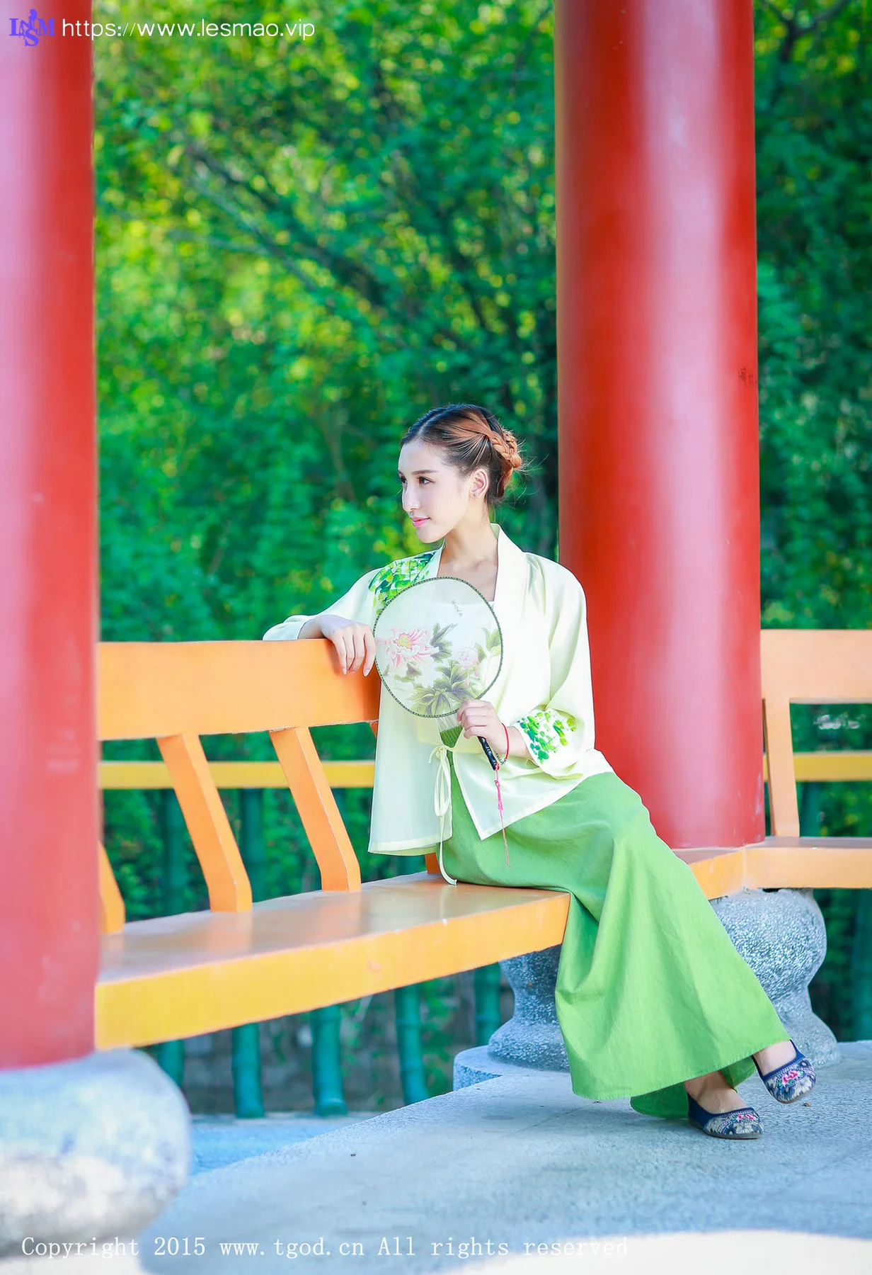 TGOD推女神 艾西汉服套图 - 15
