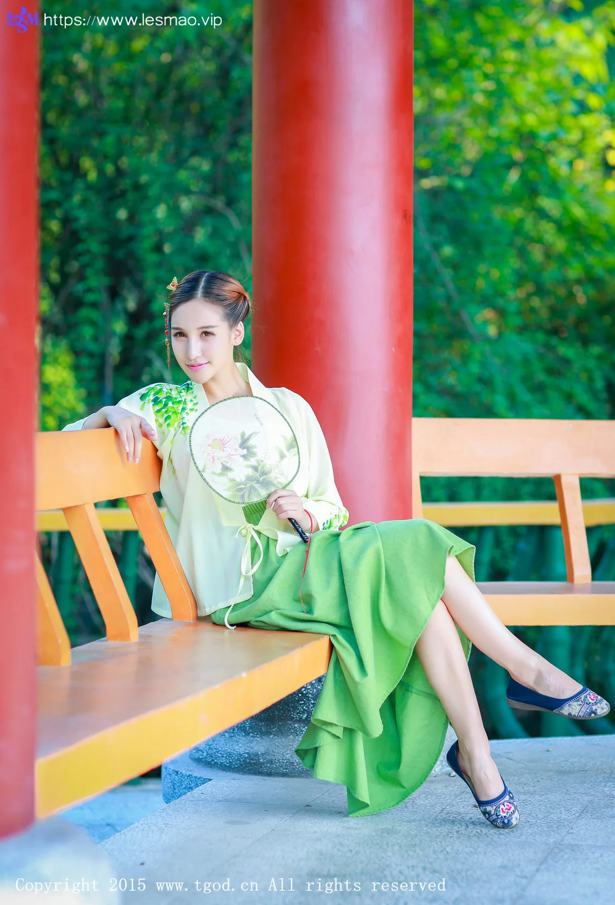TGOD推女神 艾西汉服套图 - 17