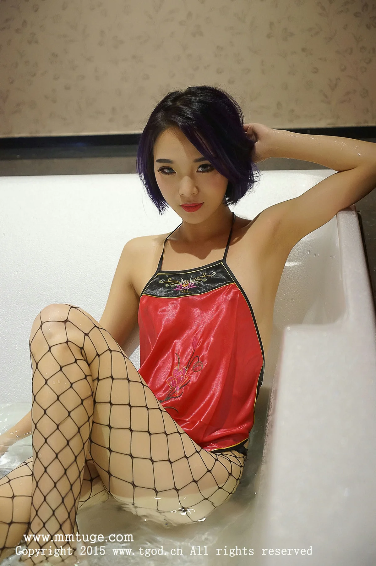 TGOD推女神 CyberJelly霜爷 肚兜情趣 - 22
