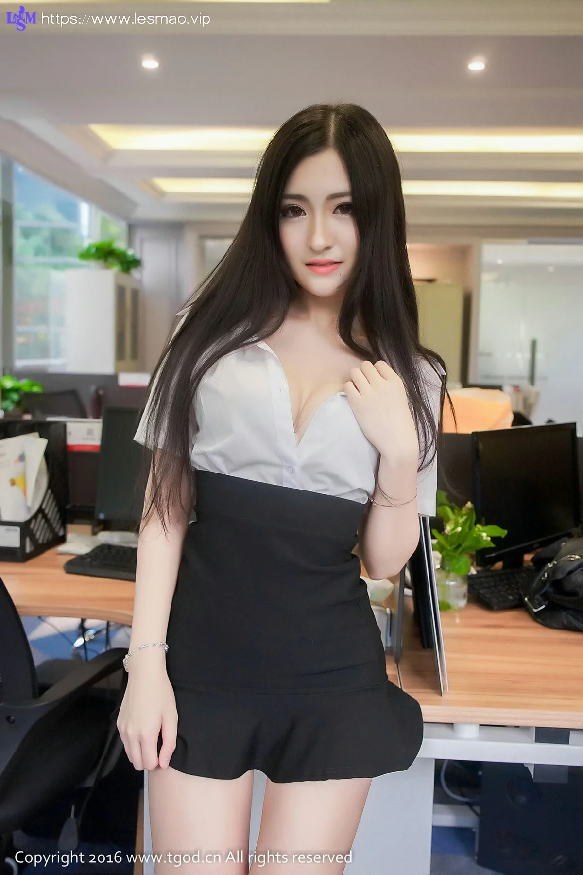 TGOD 推女神 沈梦瑶G-cat娇俏小秘书~！ - 12
