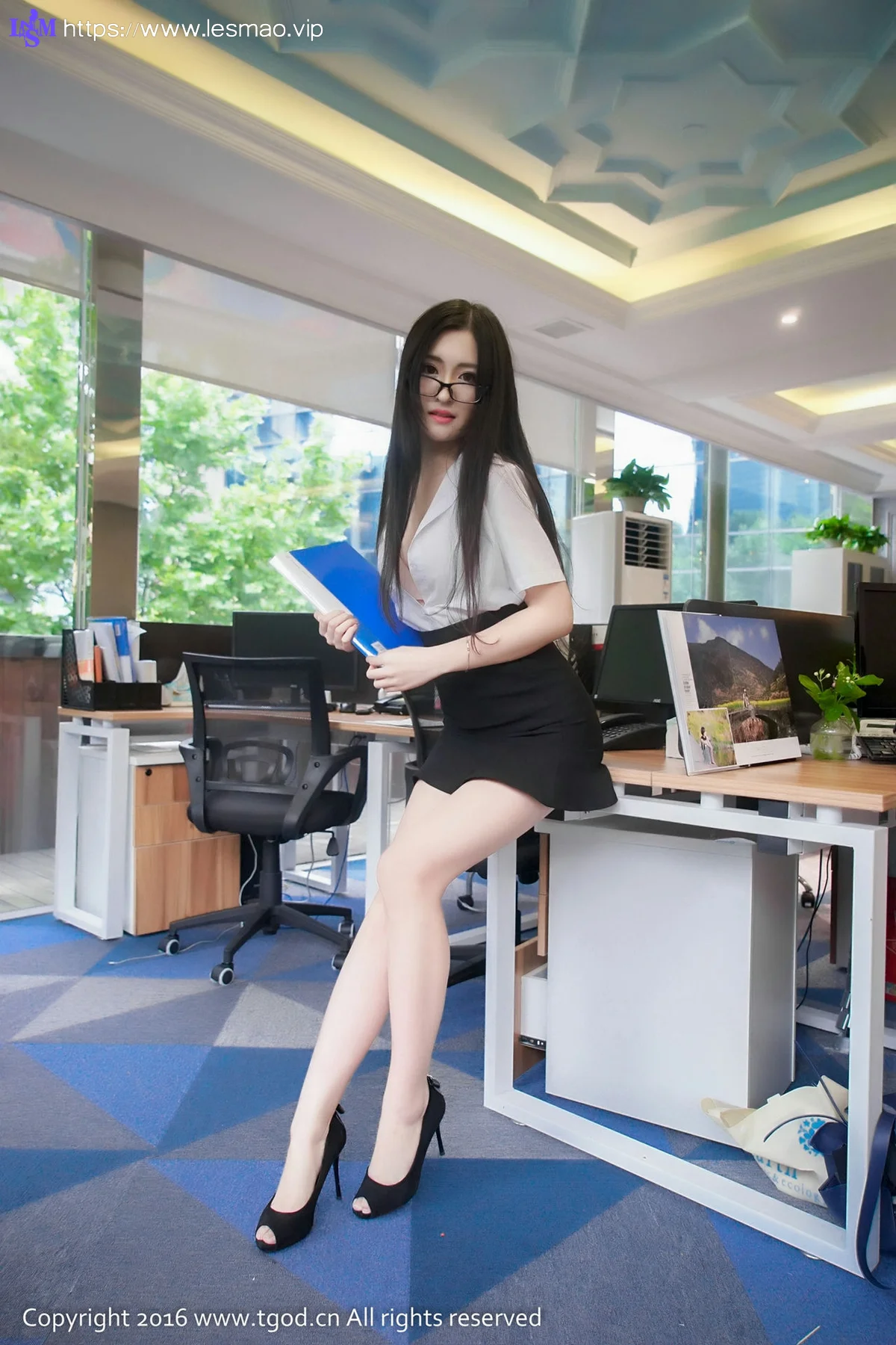 TGOD 推女神 沈梦瑶G-cat娇俏小秘书~！ - 23