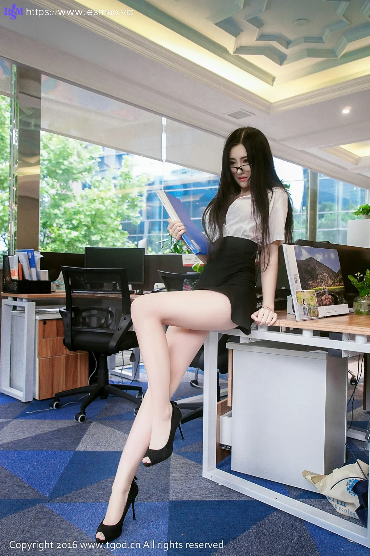 TGOD 推女神 沈梦瑶G-cat娇俏小秘书~！ - 24