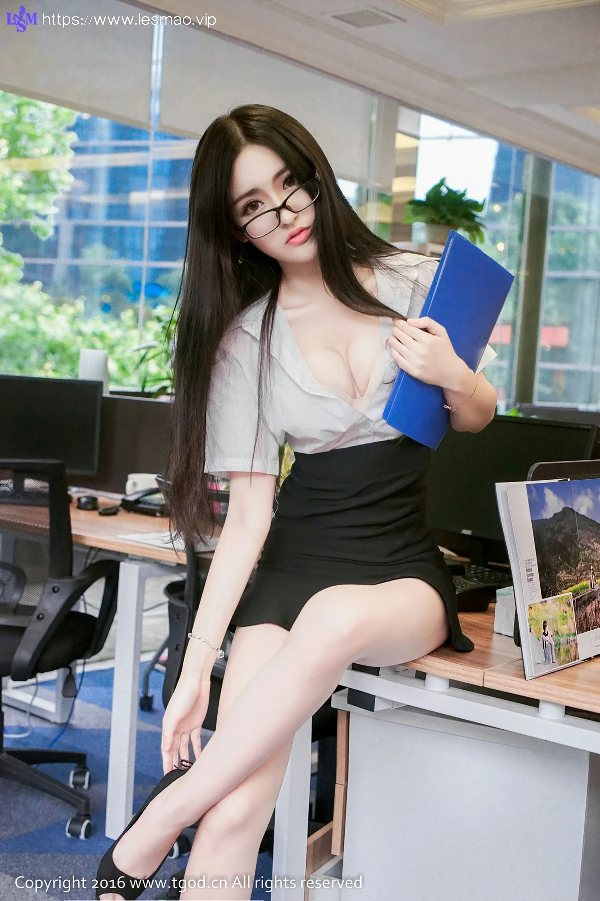 TGOD 推女神 沈梦瑶G-cat娇俏小秘书~！ - 34