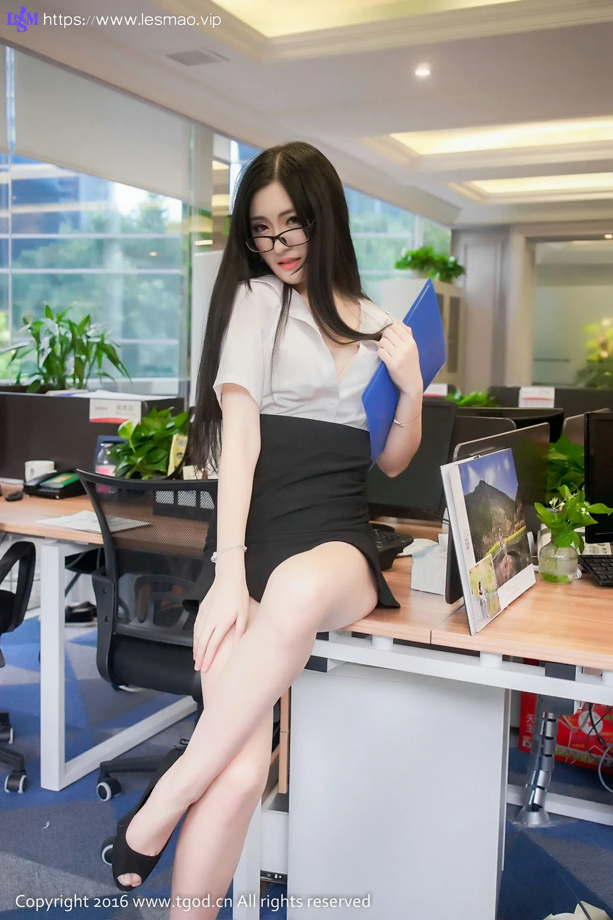 TGOD 推女神 沈梦瑶G-cat娇俏小秘书~！ - 35