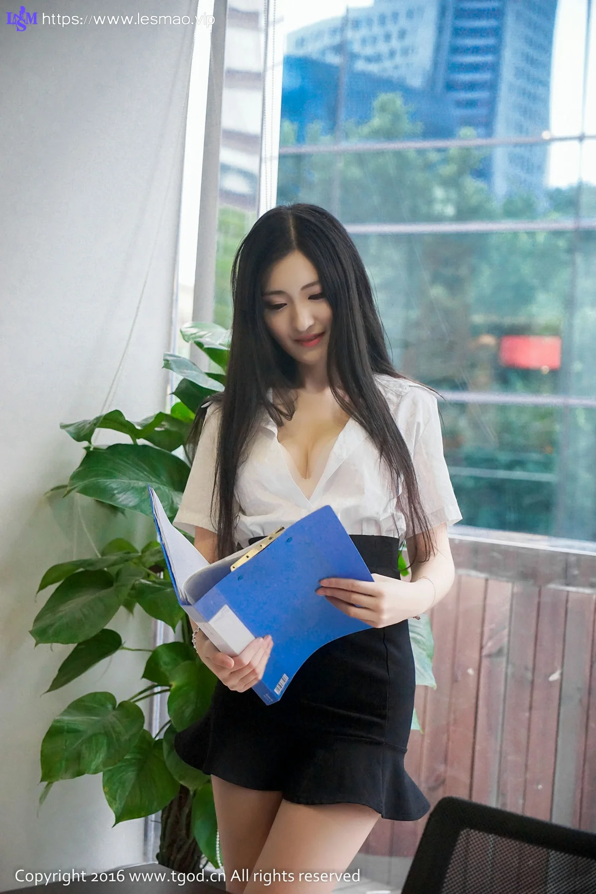 TGOD 推女神 沈梦瑶G-cat娇俏小秘书~！ - 43