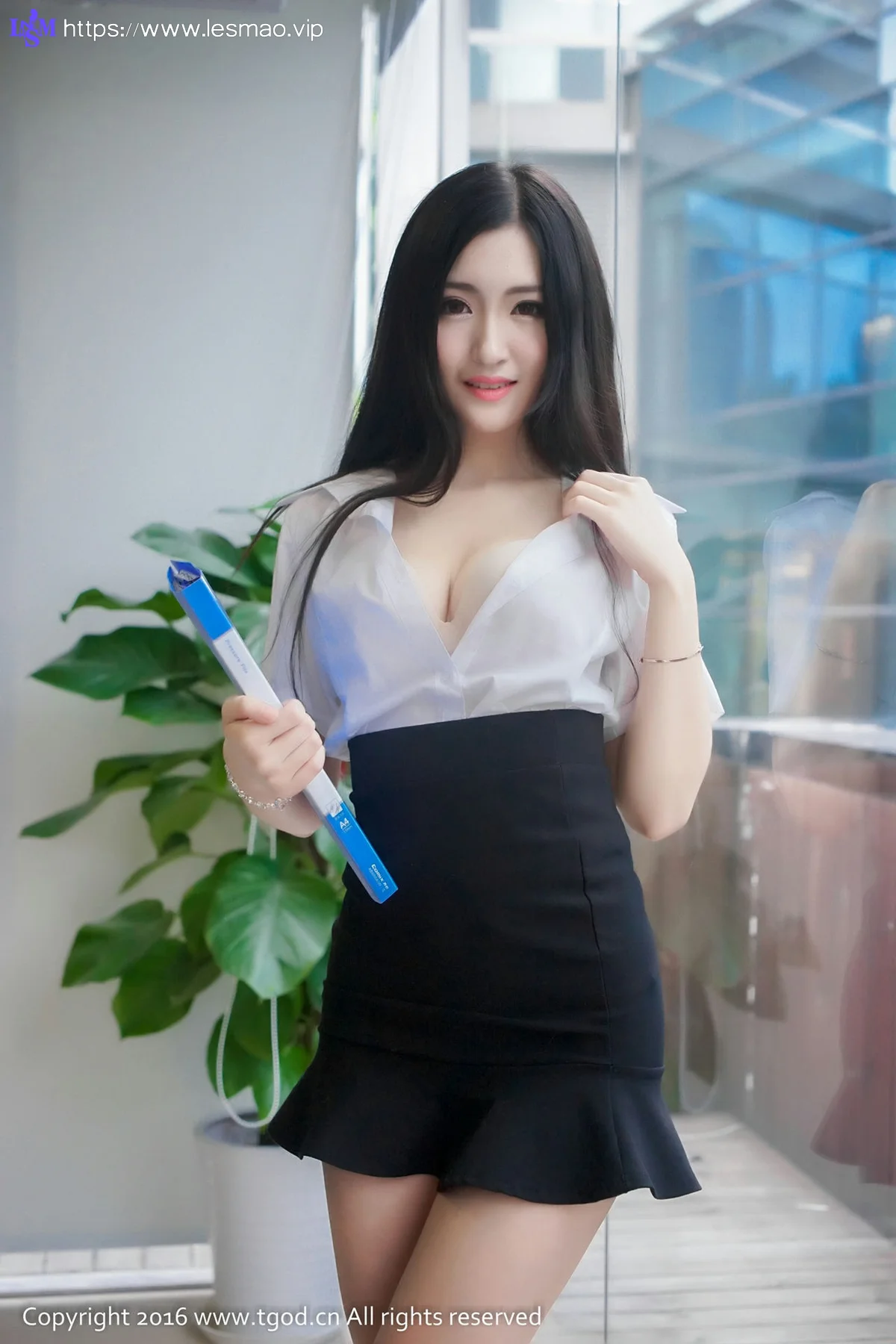 TGOD 推女神 沈梦瑶G-cat娇俏小秘书~！ - 50