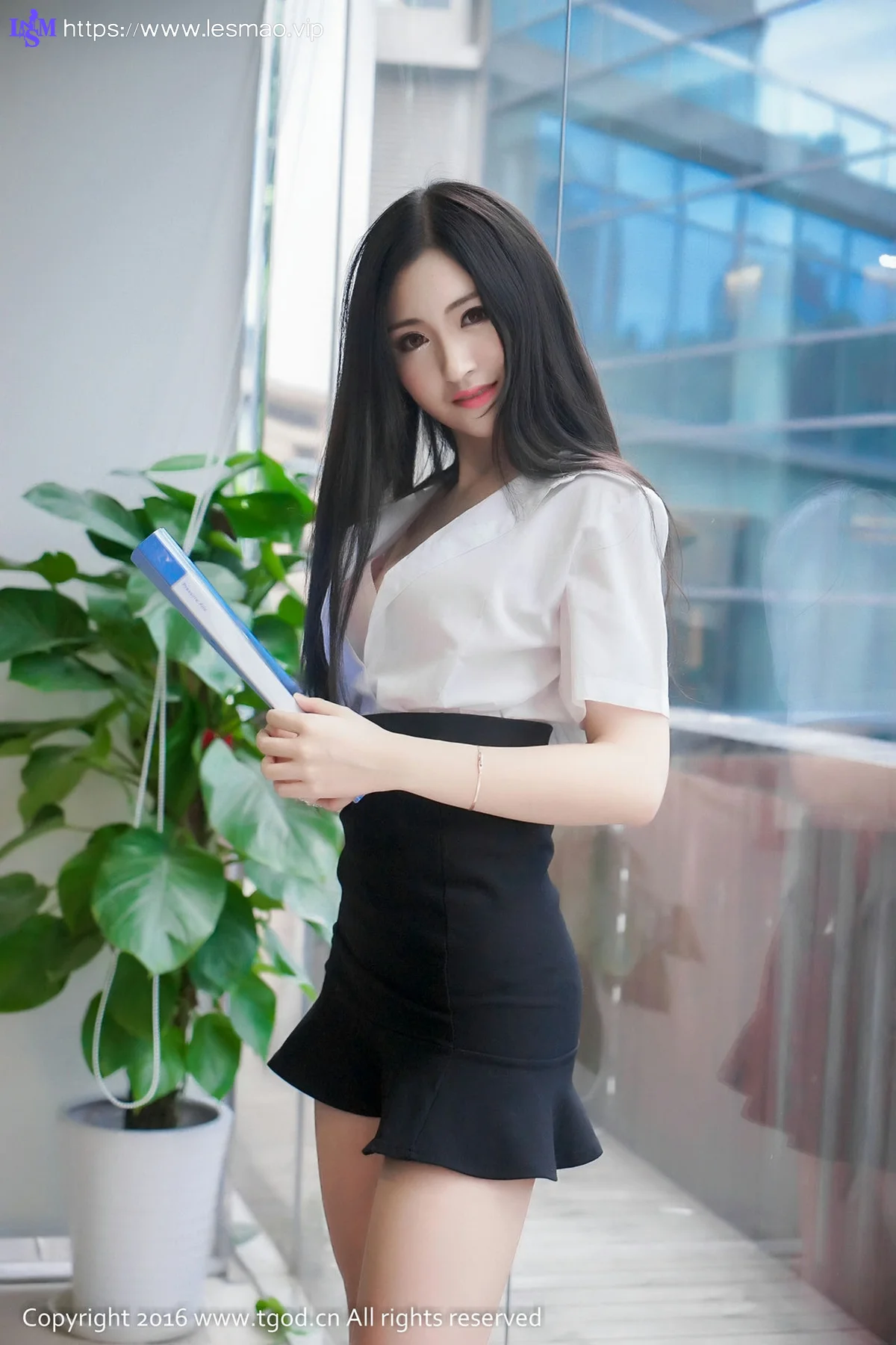 TGOD 推女神 沈梦瑶G-cat娇俏小秘书~！ - 55