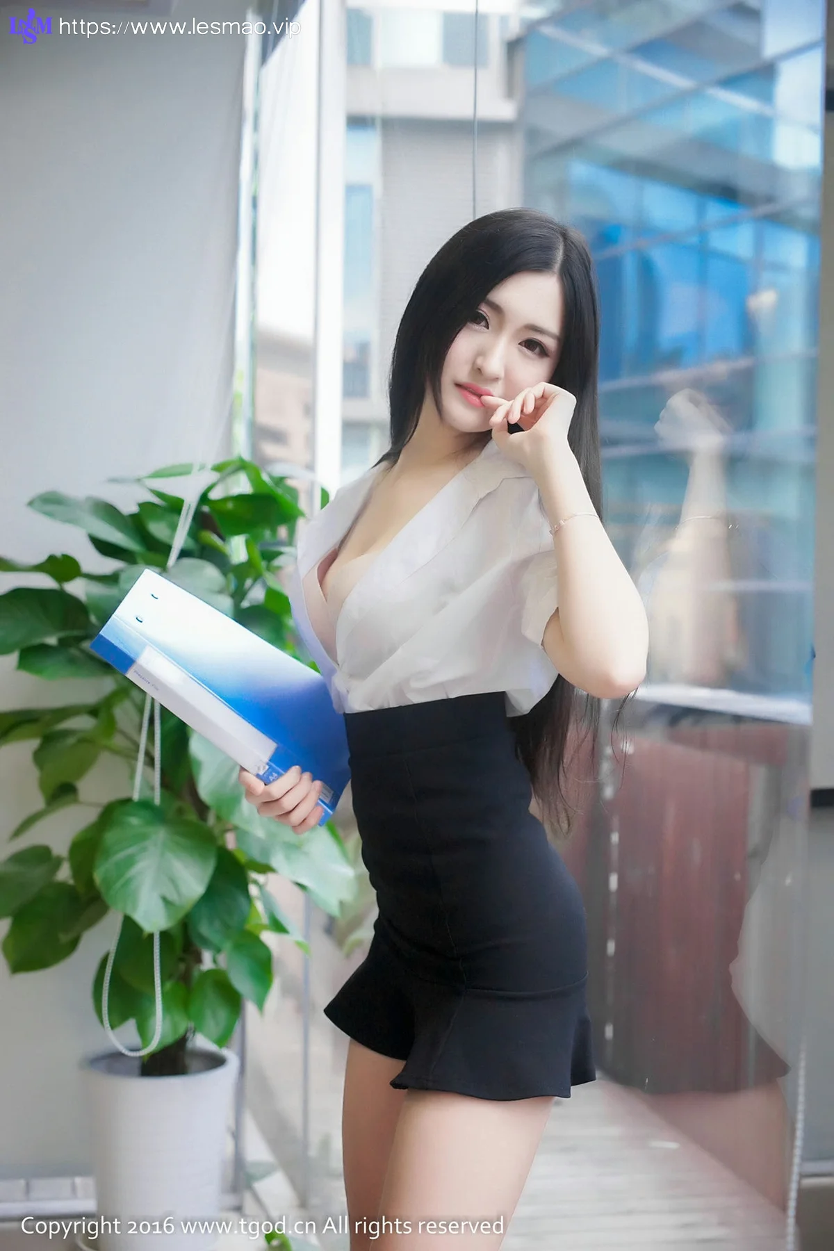 TGOD 推女神 沈梦瑶G-cat娇俏小秘书~！ - 56