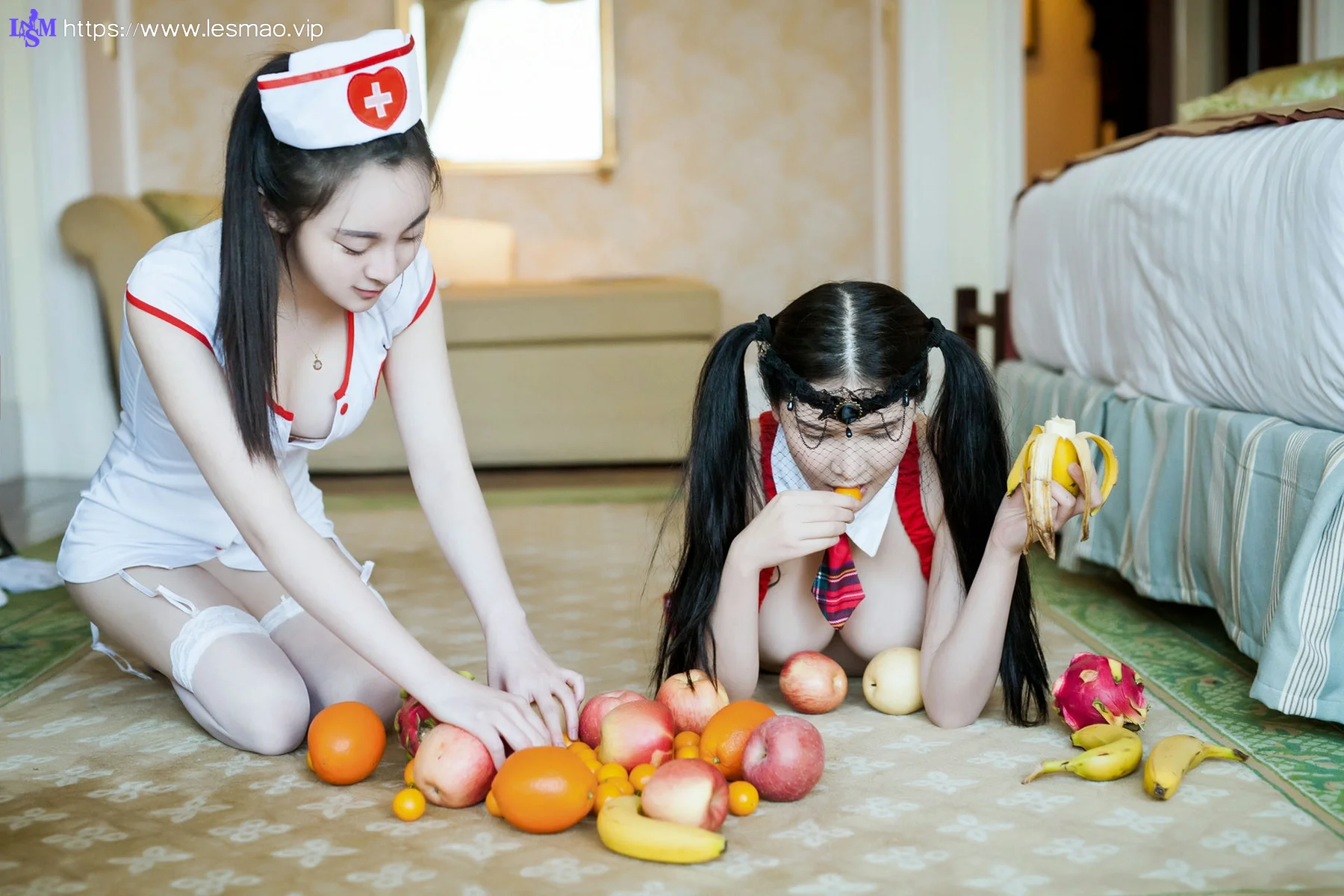 TuiGirl 推女郎 No.F01 李丽莎姐妹无圣光之水果系列[包内完整... - 13