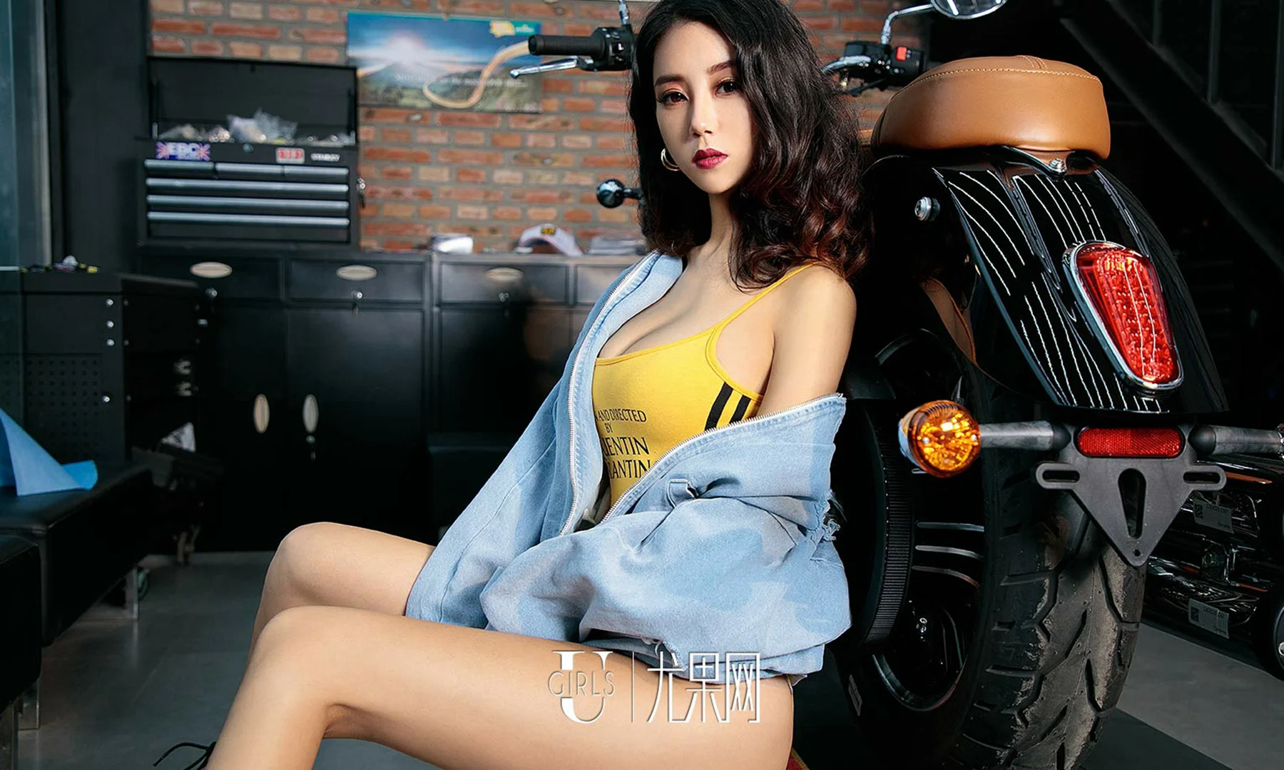 UGirls 爱尤物 No.1241 乔羽羽机车女郎 - 35