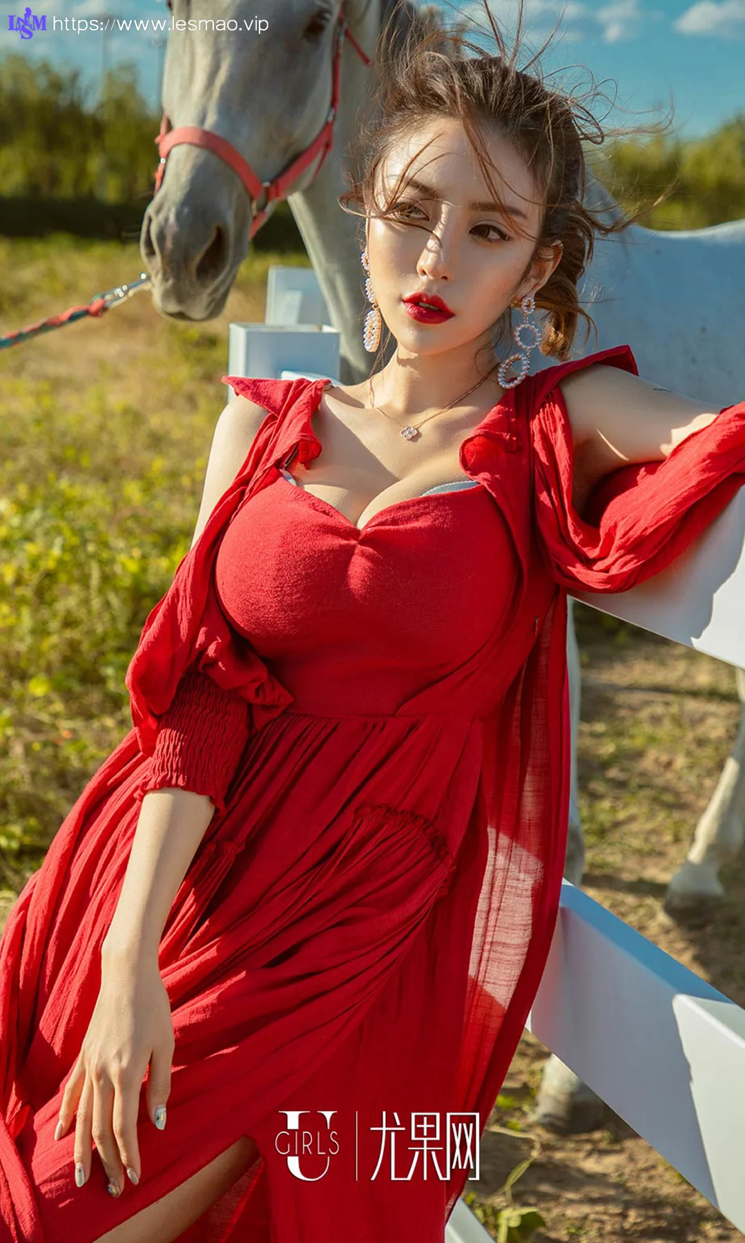 UGirls 爱尤物 No.1247 陈思琪马场长腿美女 - 12