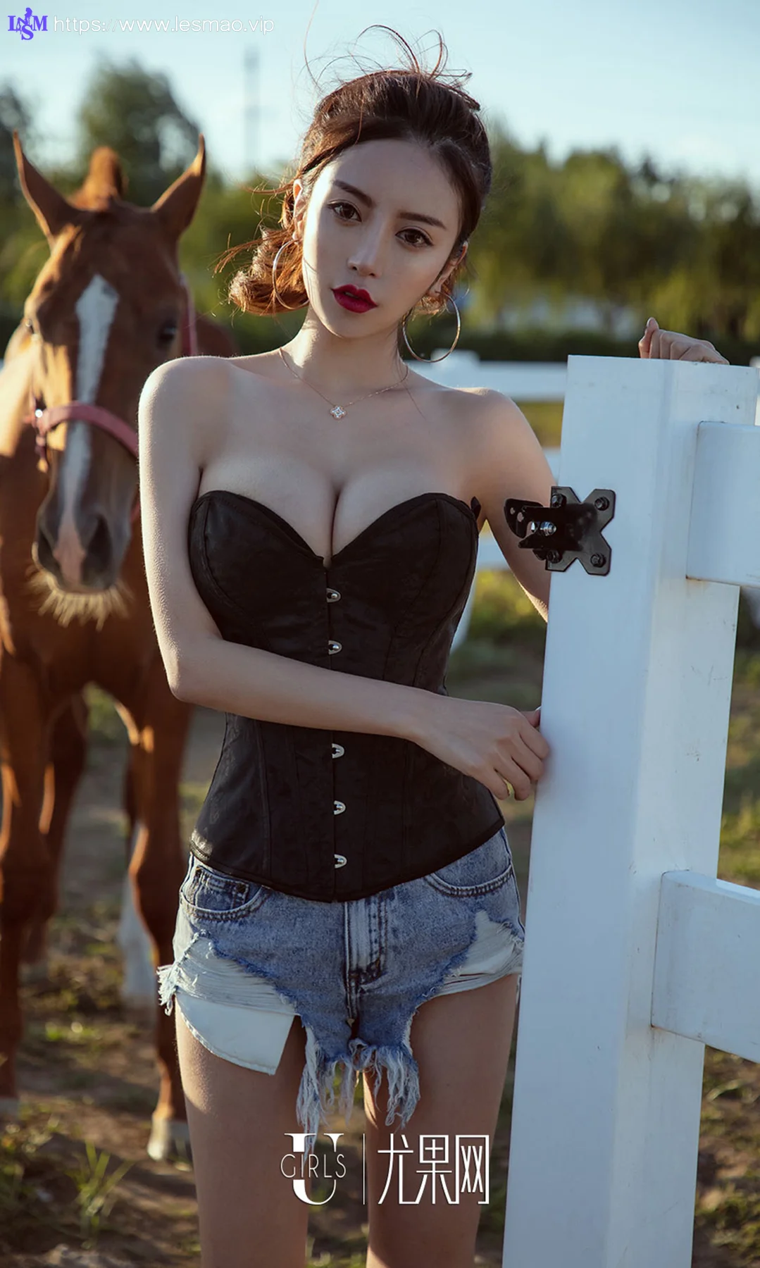 UGirls 爱尤物 No.1247 陈思琪马场长腿美女 - 19