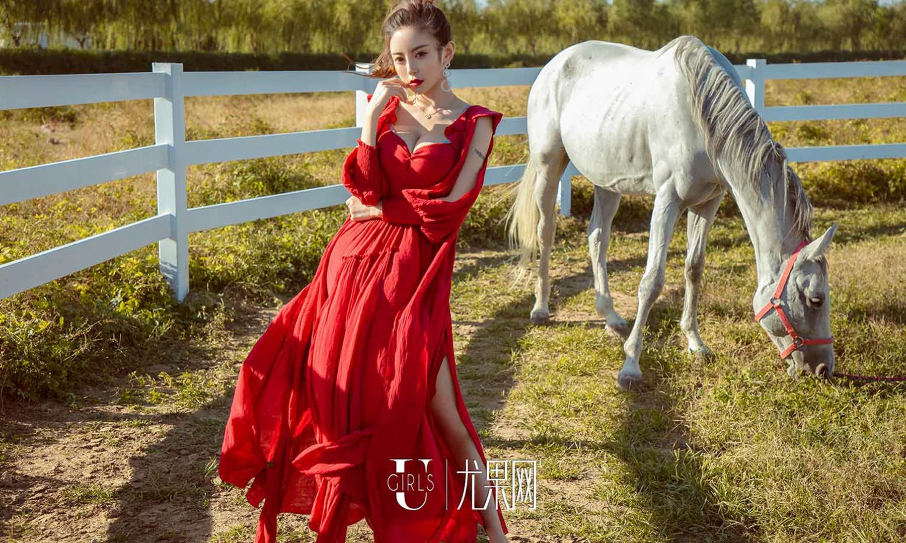 UGirls 爱尤物 No.1247 陈思琪马场长腿美女 - 30