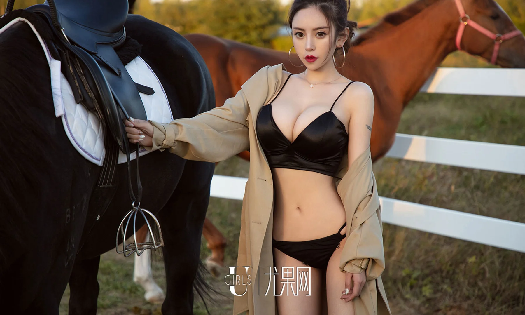 UGirls 爱尤物 No.1247 陈思琪马场长腿美女 - 32