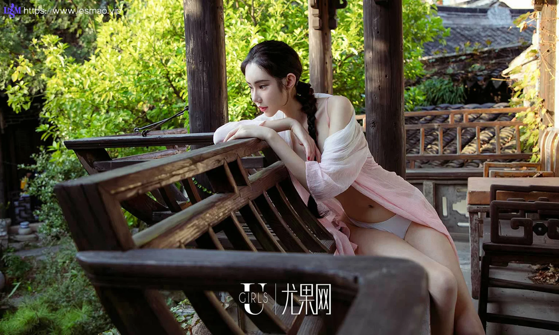 UGirls 爱尤物 No.1250 萌琪琪庭院深 - 30
