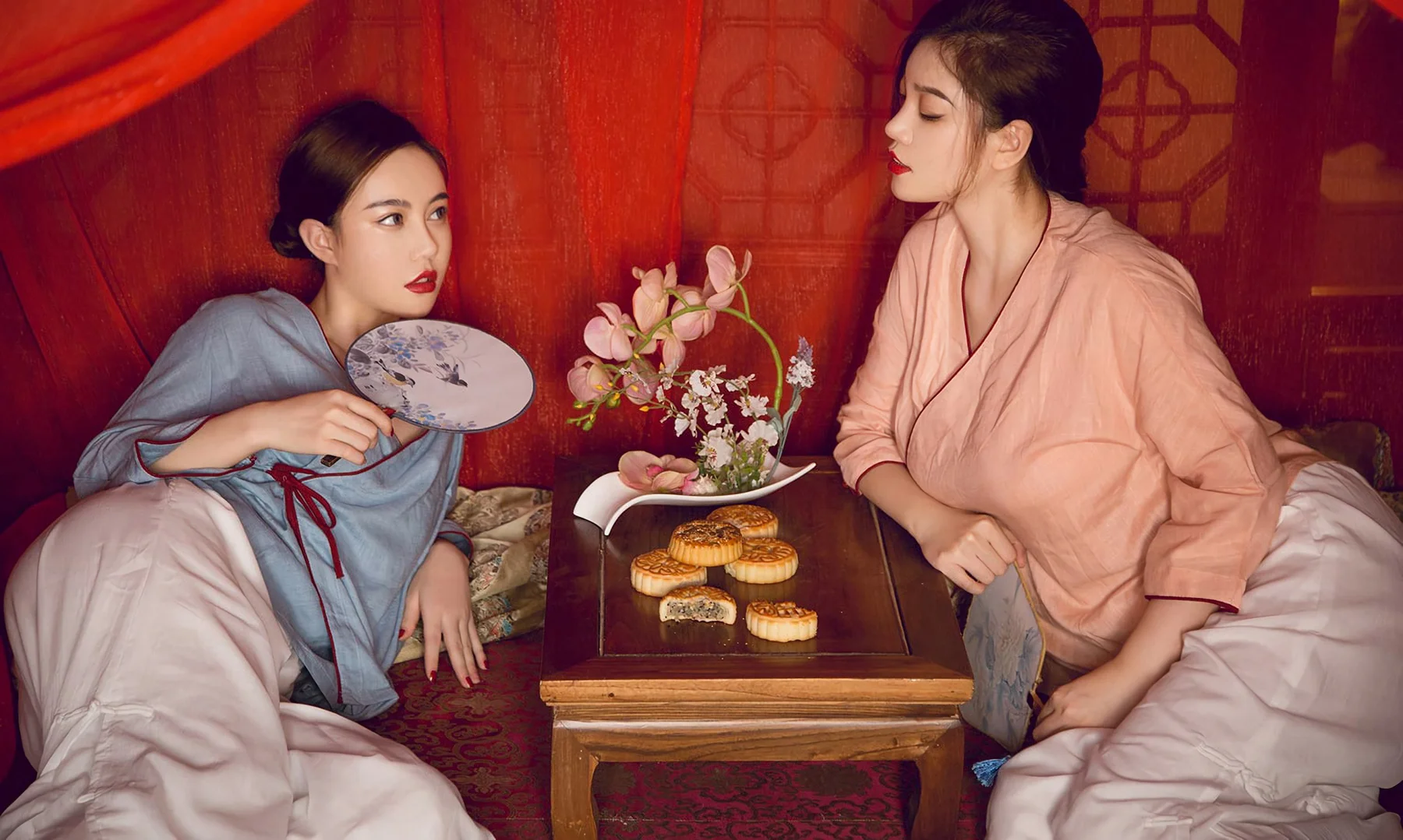 UGirls 爱尤物 No.1577 刘邦妮和孟十朵 古韵味旗袍 - 28