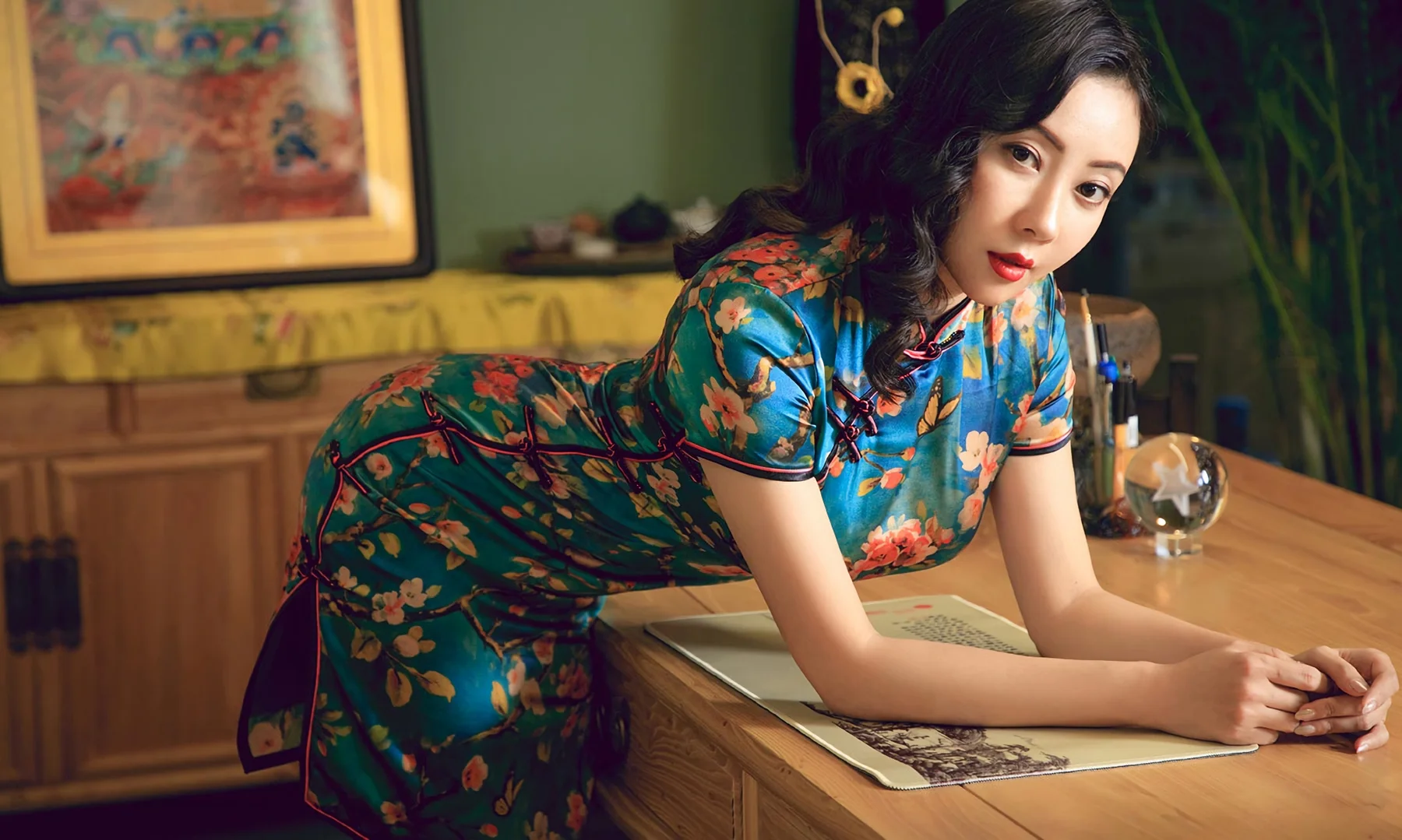 UGirls 爱尤物 No.1603 果儿victoria 风韵旗袍 - 33