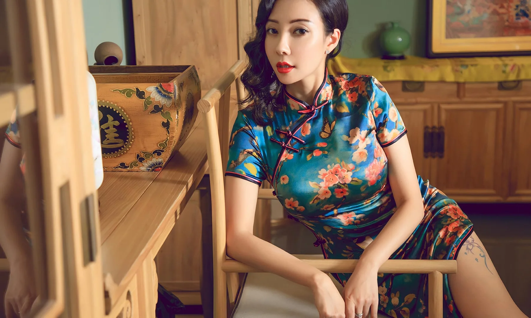 UGirls 爱尤物 No.1603 果儿victoria 风韵旗袍 - 34