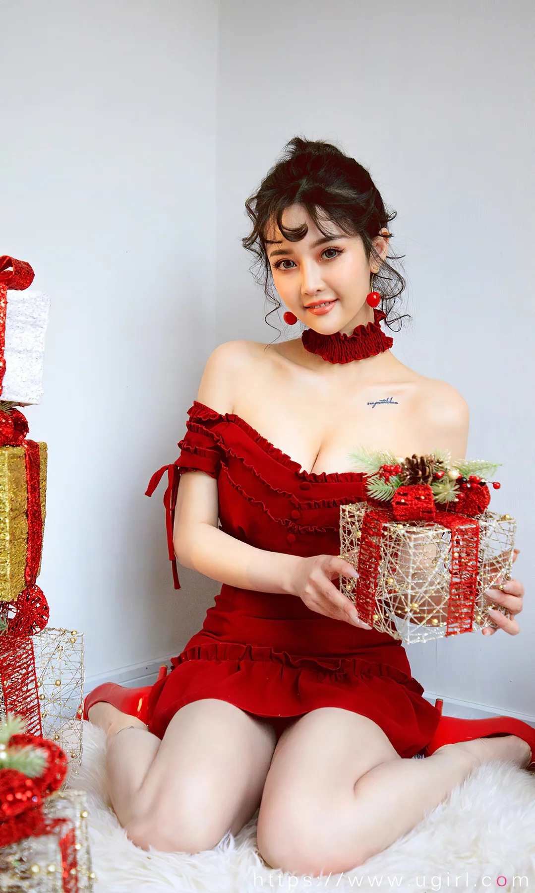 UGirls 爱尤物 No.1672  露儿 圣诞限定 - 34