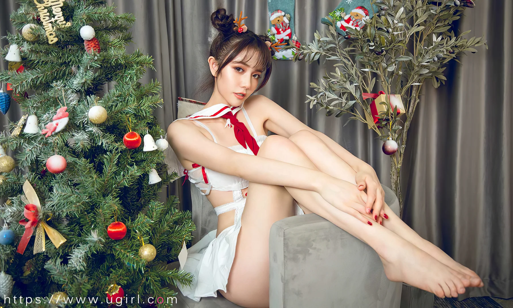 UGirls 爱尤物 No.1678  唐小糖 可爱圣诞美眉 - 23