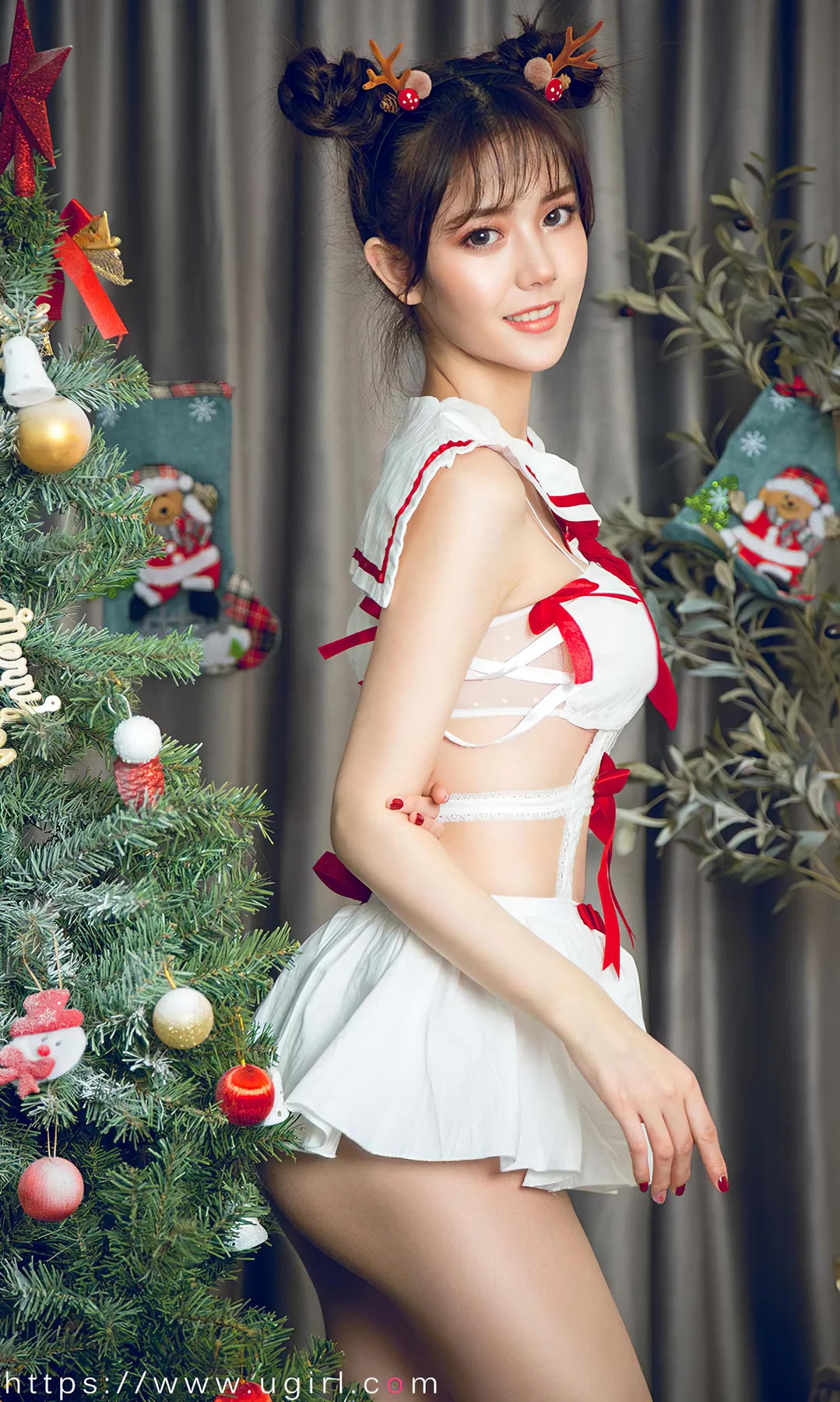 UGirls 爱尤物 No.1678  唐小糖 可爱圣诞美眉 - 32