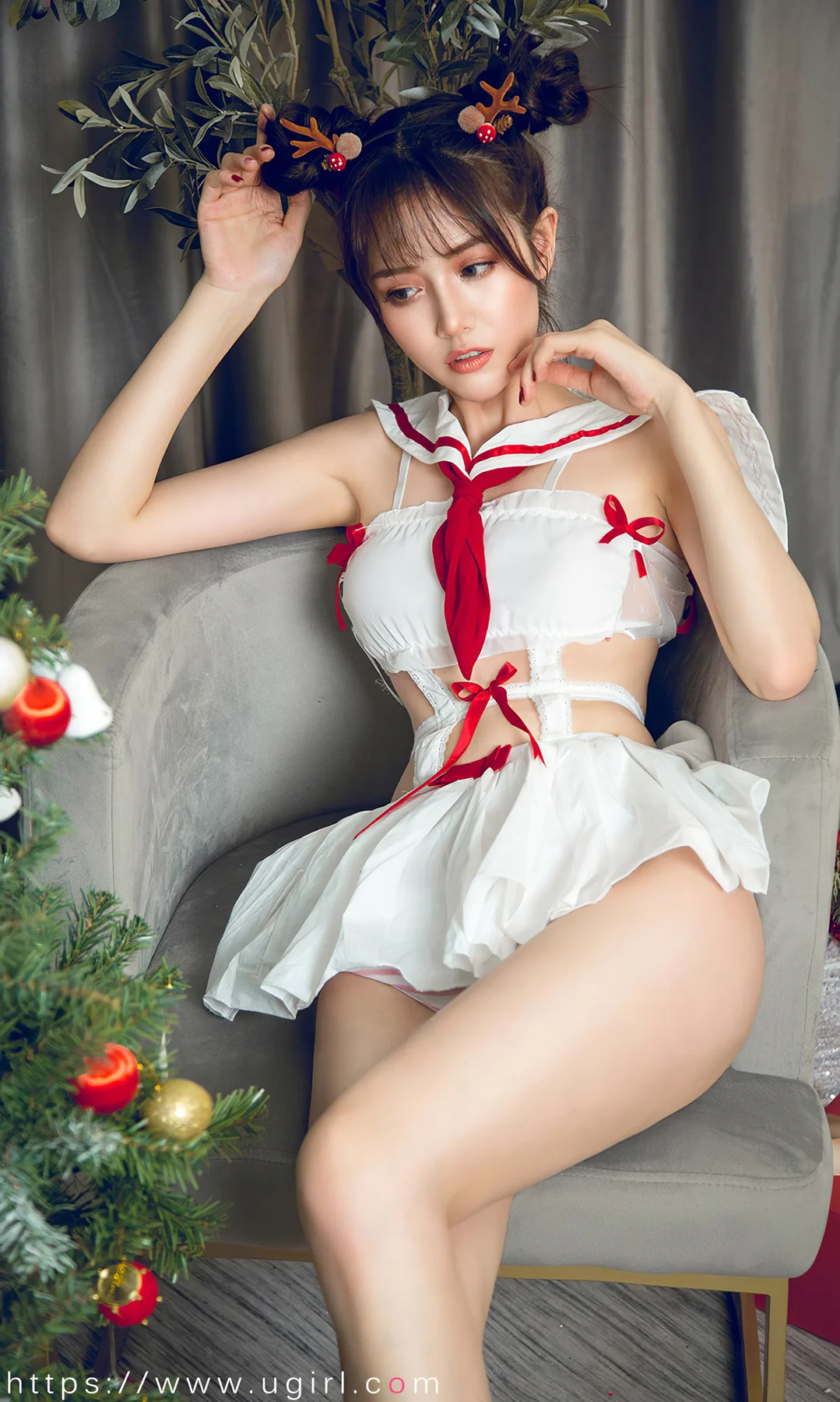 UGirls 爱尤物 No.1678  唐小糖 可爱圣诞美眉 - 35