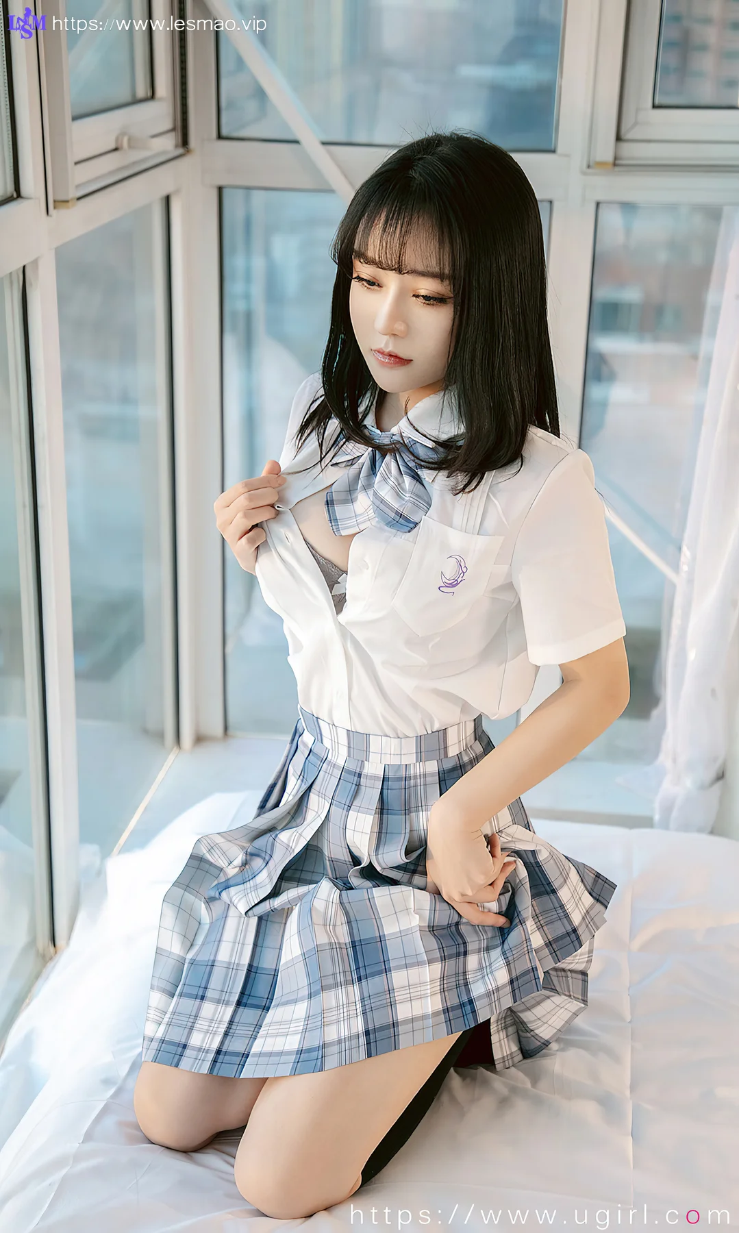 UGirls 爱尤物 No.1983 白亦 我怀念的 校服jk制服 - 11