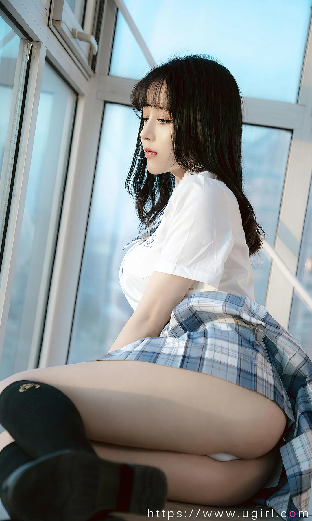 UGirls 爱尤物 No.1983 白亦 我怀念的 校服jk制服 - 21