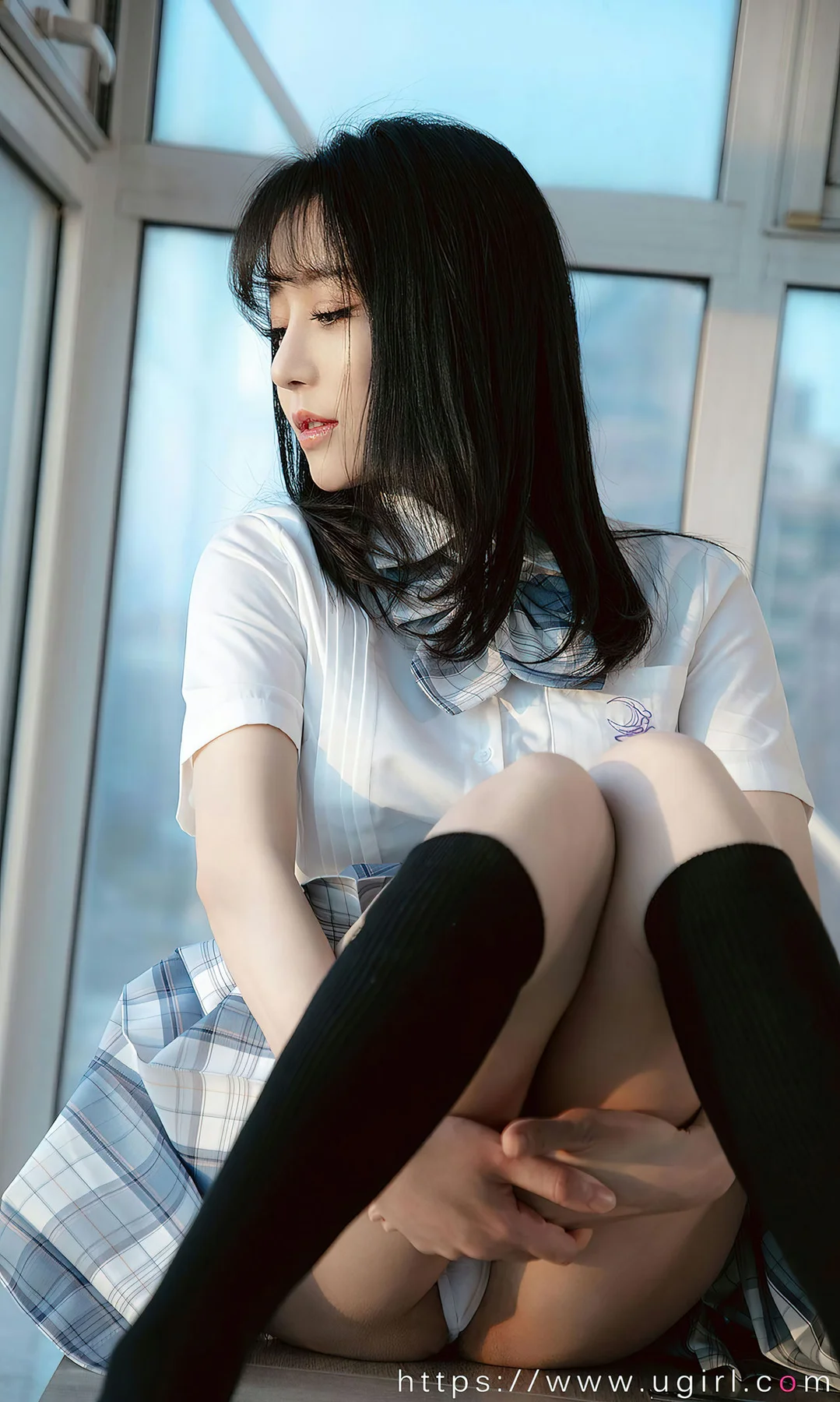 UGirls 爱尤物 No.1983 白亦 我怀念的 校服jk制服 - 25