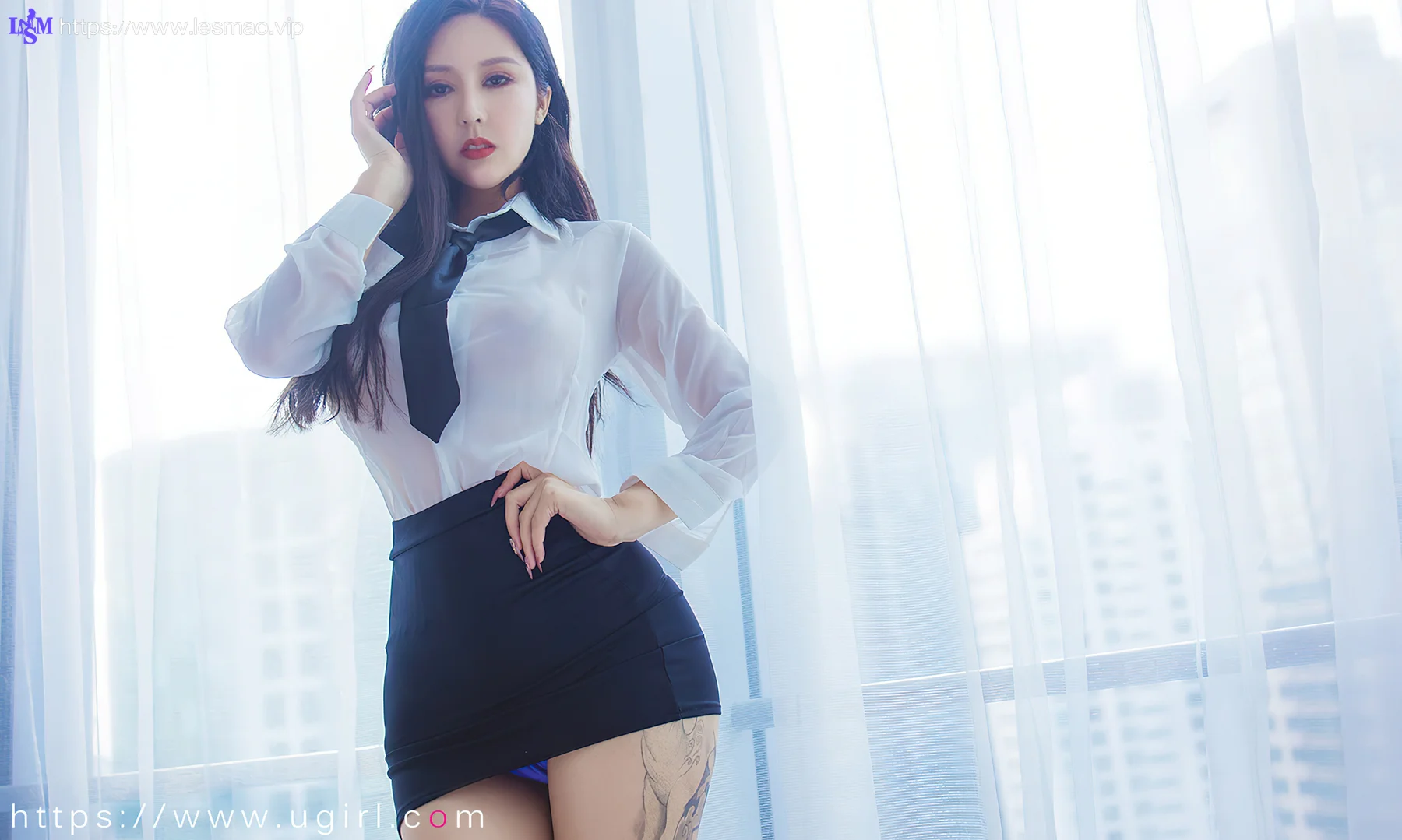UGirls 爱尤物 No.2299 娜依灵儿 制服密匙 - 11