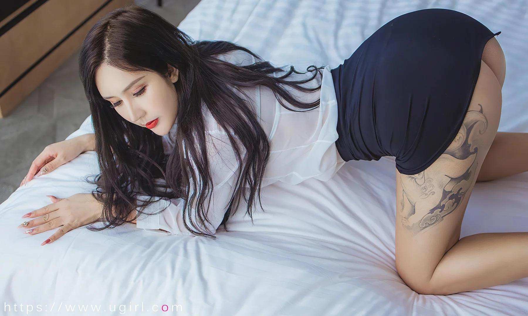 UGirls 爱尤物 No.2299 娜依灵儿 制服密匙 - 23