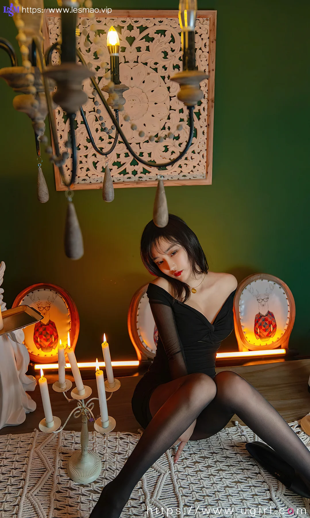 UGirls 爱尤物 No.2358 西门小玉 黑丝游戏 - 12