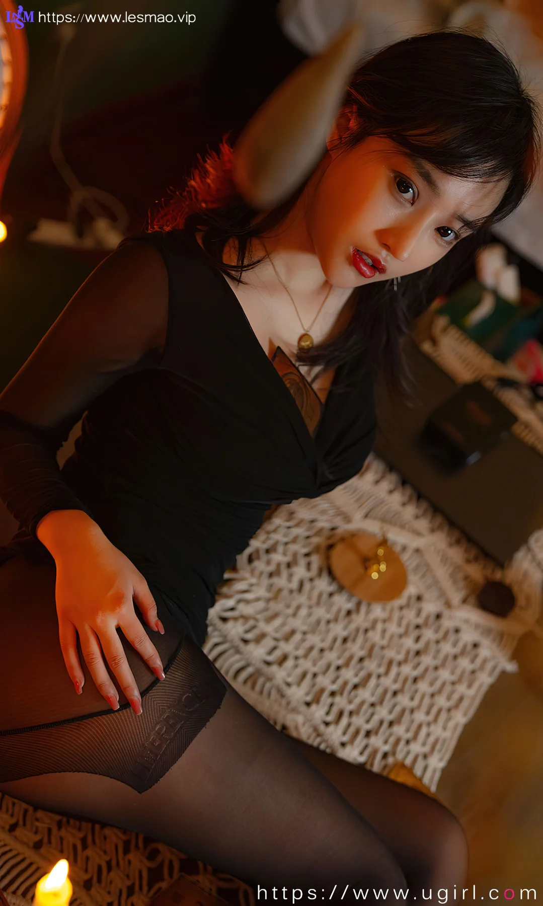 UGirls 爱尤物 No.2358 西门小玉 黑丝游戏 - 14