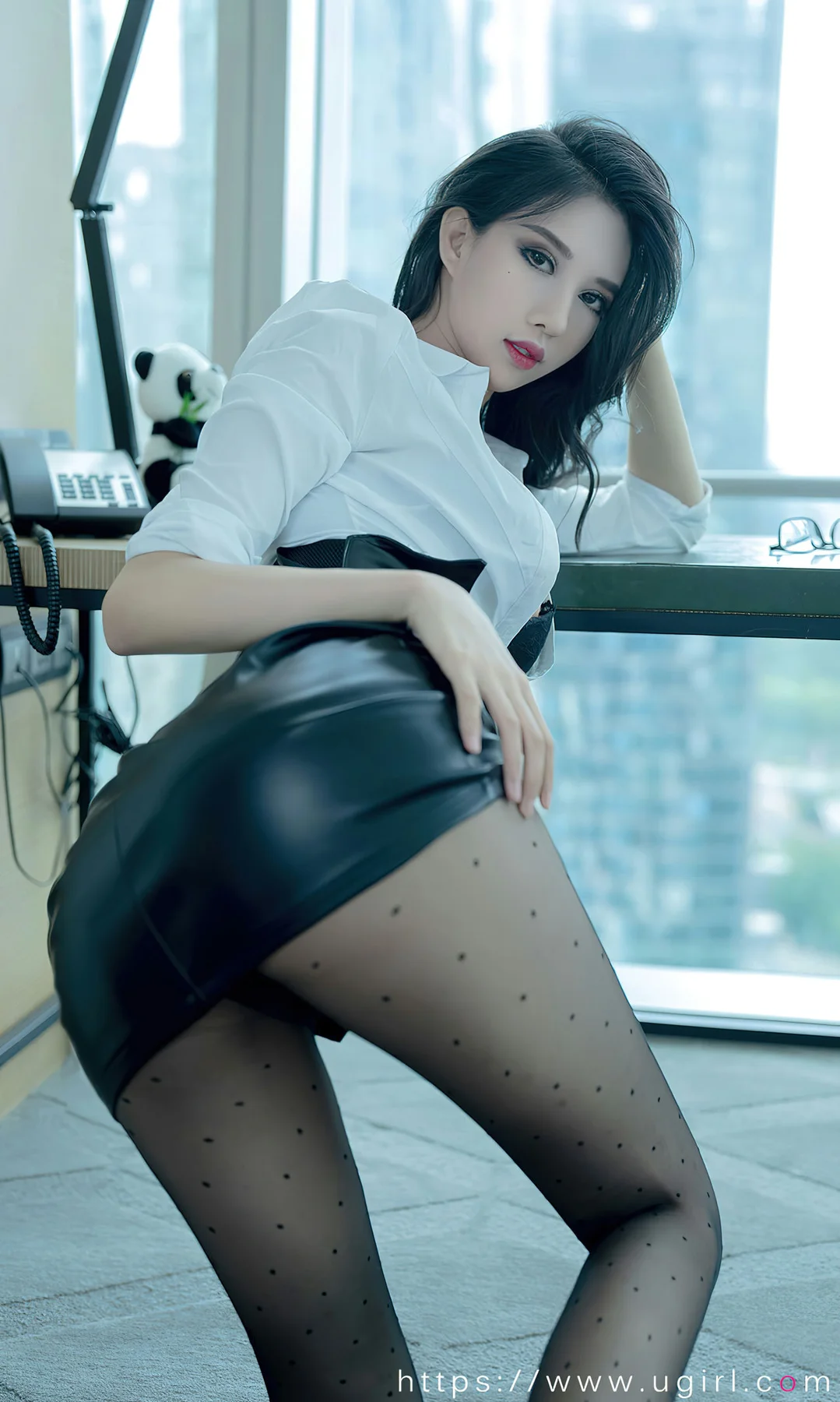 UGirls 爱尤物 No.2411 葛征 黑丝心跳 - 28
