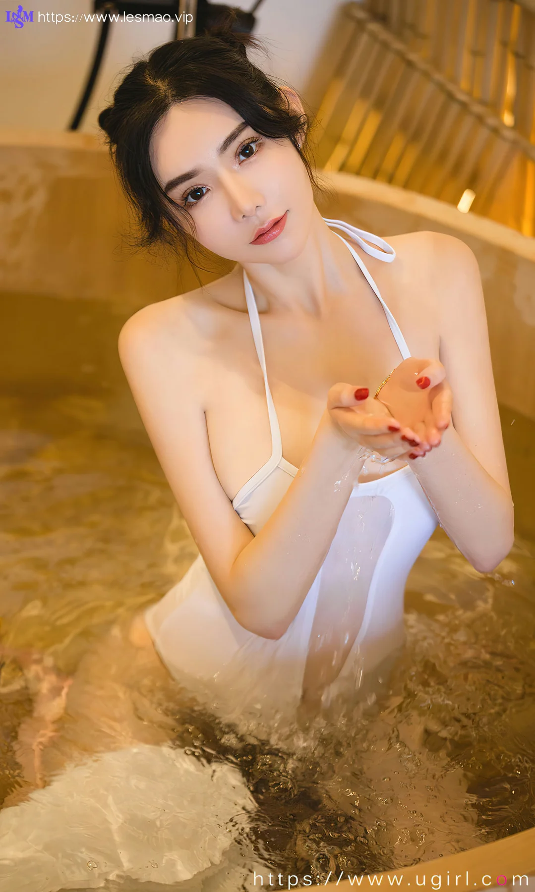 UGirls 爱尤物 No.2562 萌琪琪 浴室邂逅 - 15