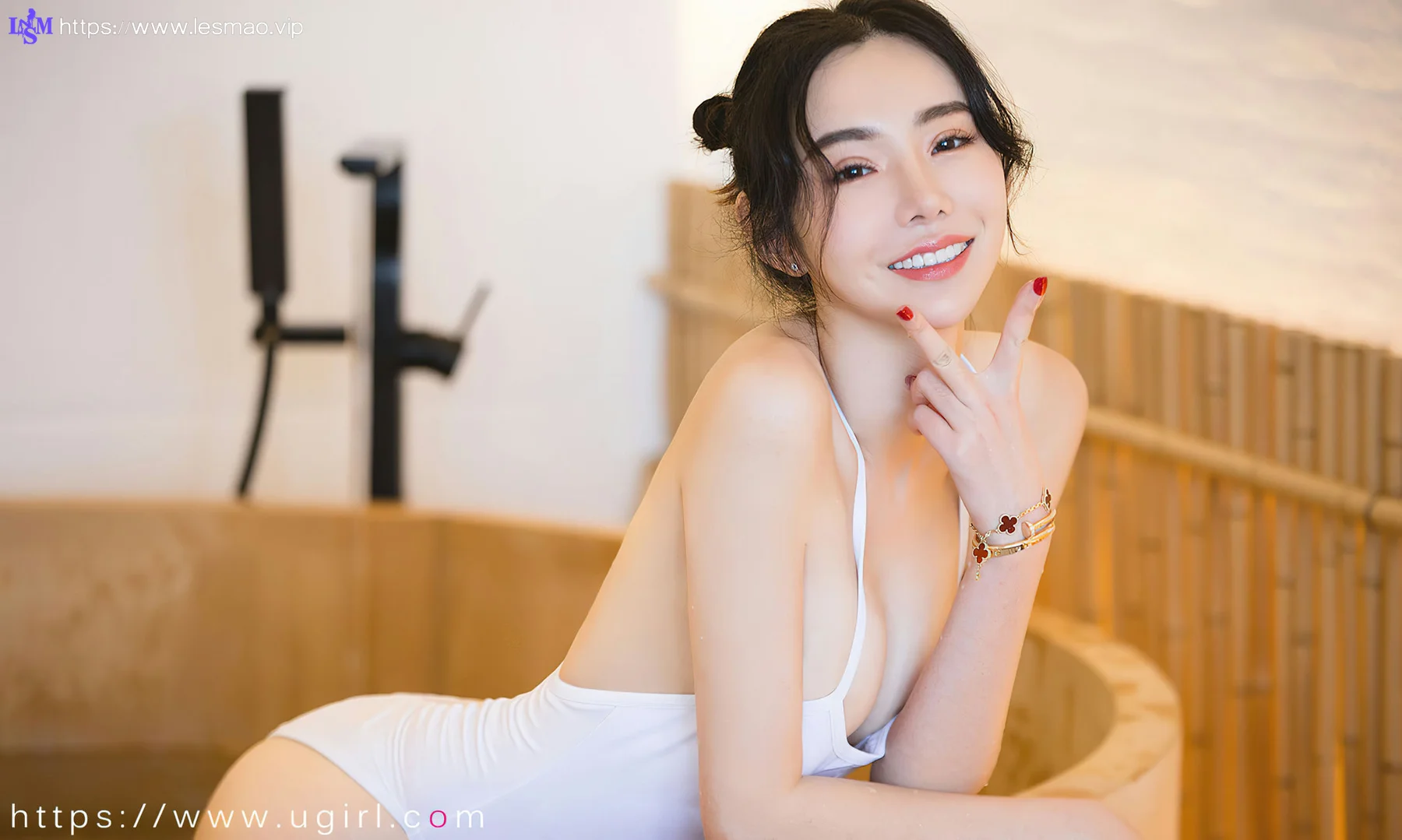 UGirls 爱尤物 No.2562 萌琪琪 浴室邂逅 - 26