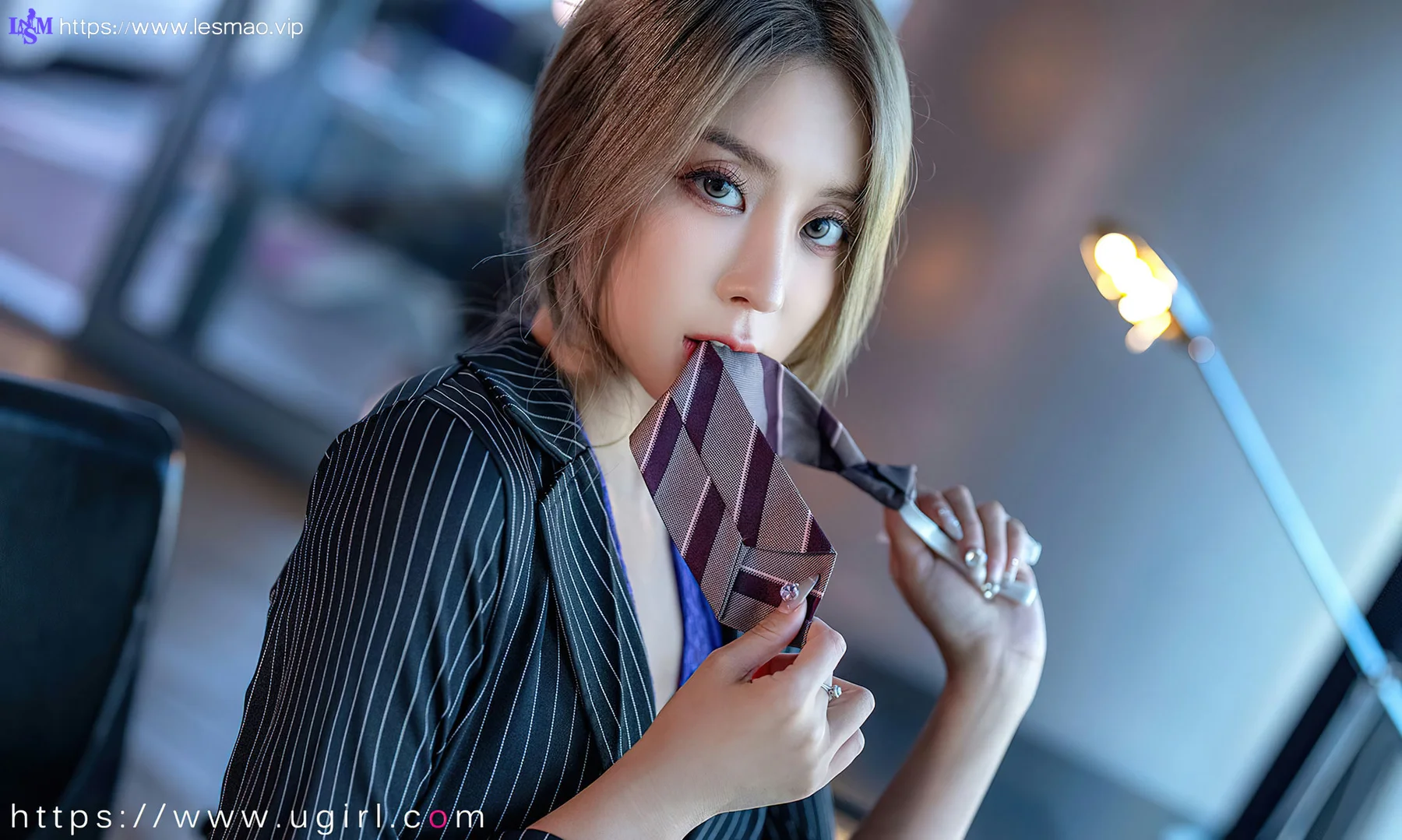 UGirls 爱尤物 No.2702 筱慧 西装加黑丝 - 34