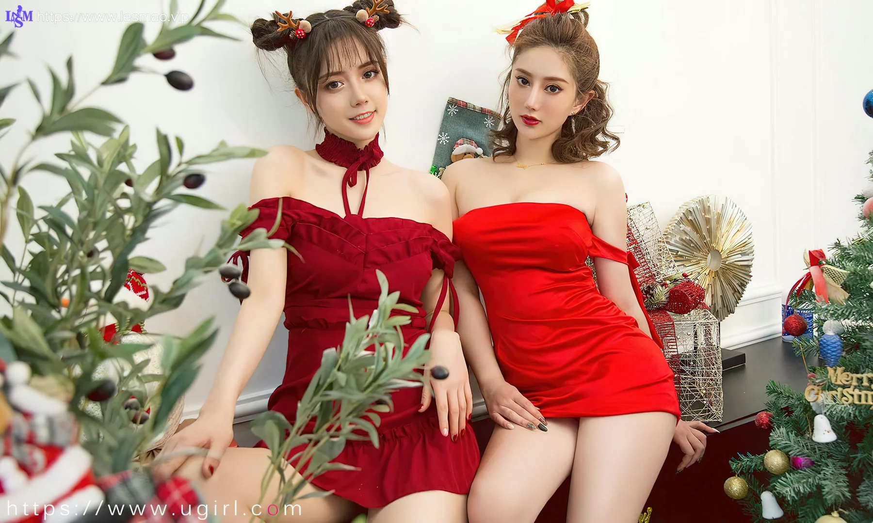 UGirls 爱尤物 No.2737  唐小糖圣诞写真 - 33