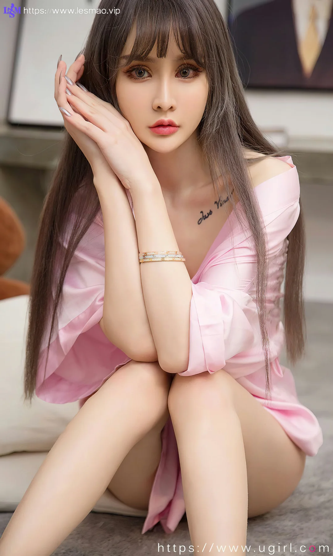 UGirls 爱尤物 No.2738  青树丝绸睡衣 - 11