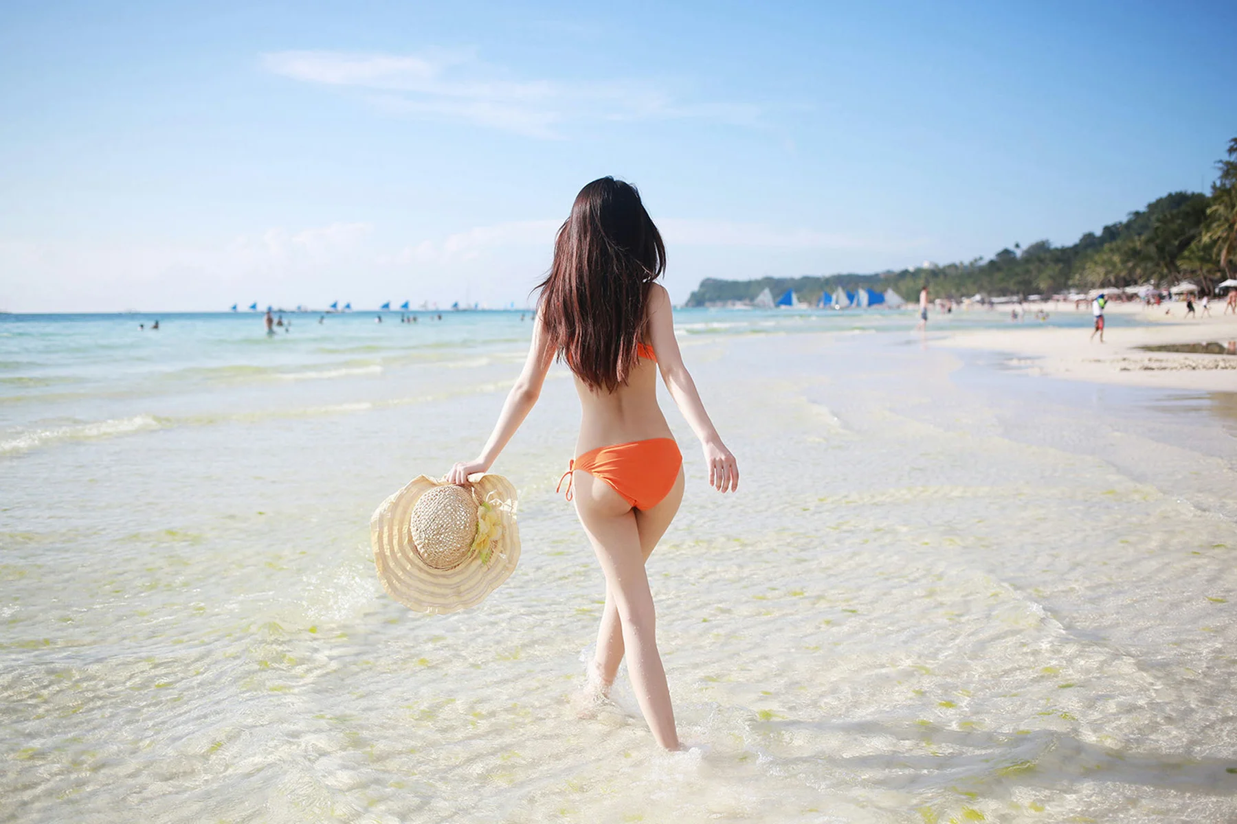 MyGirl美媛馆 No.016 小小白 长滩旅拍 比基尼美女 - 47
