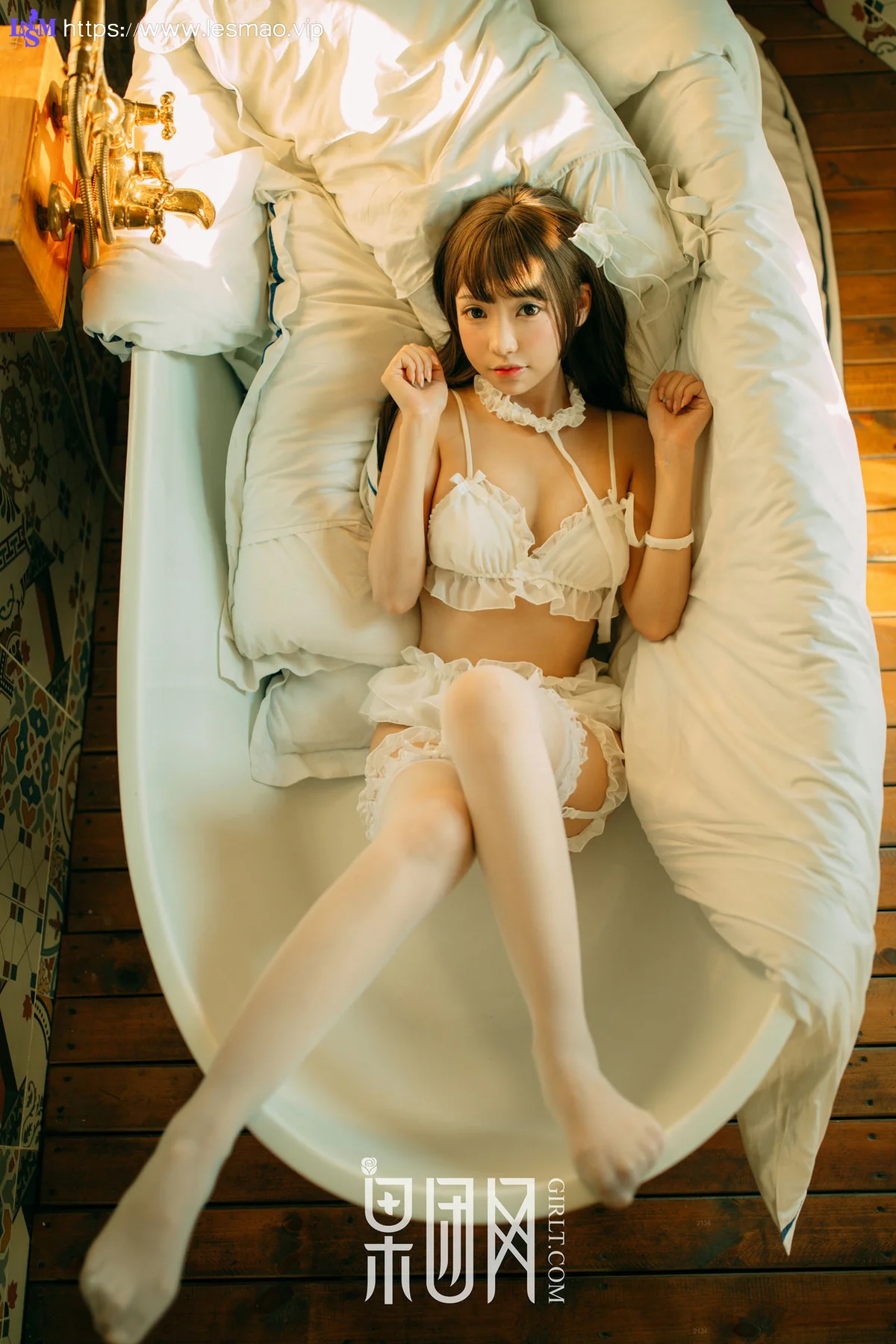 XCJX 熊川纪信 No.005 Modo 萝莉白丝男人斩 - 16