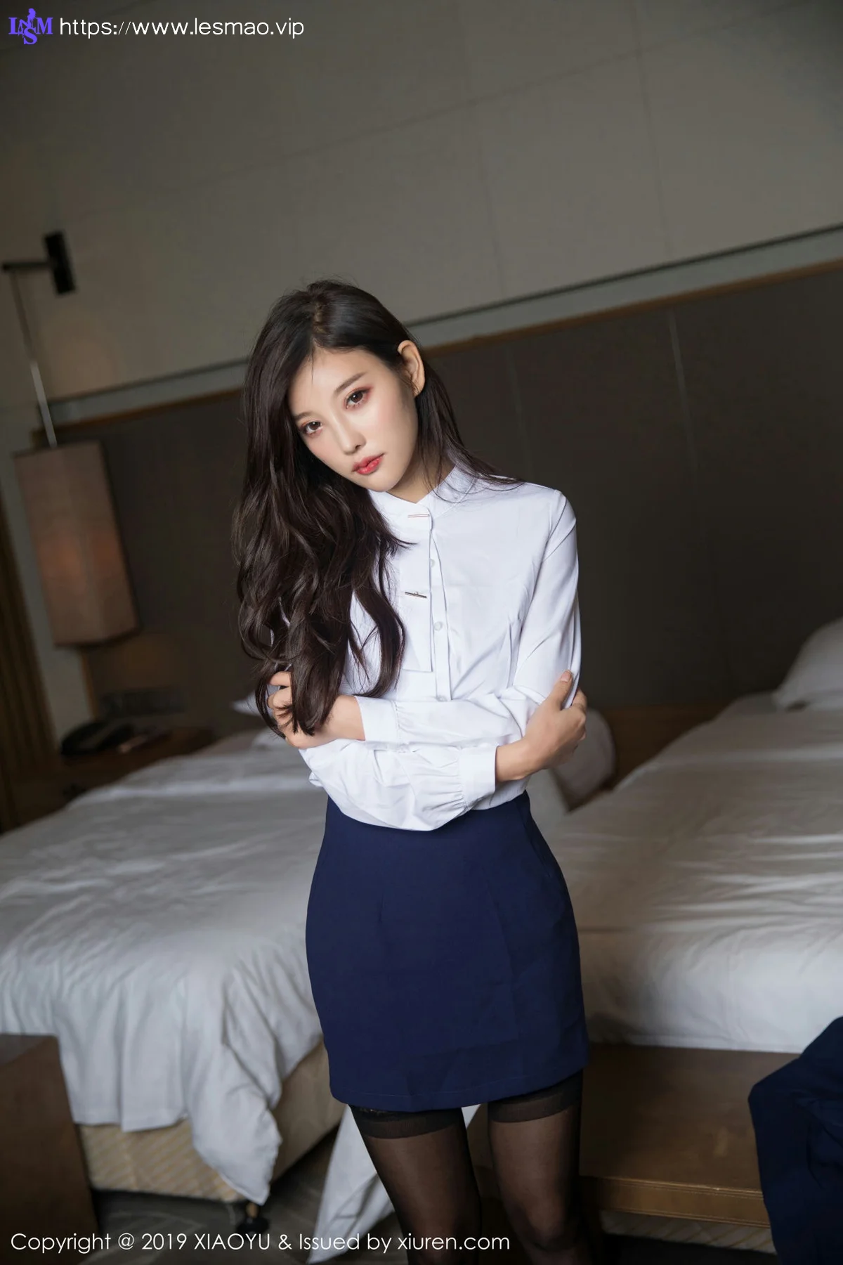 XIAOYU  语画界 Vol.005 杨晨晨sugar 制服黑丝 - 16