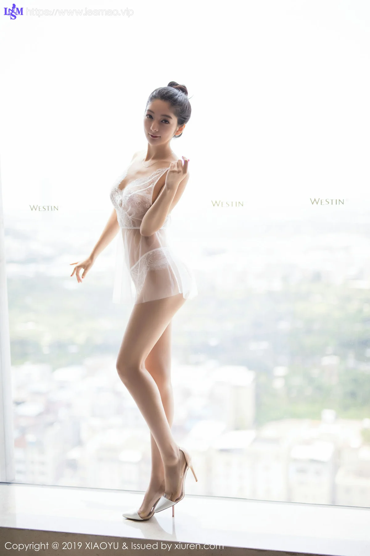 XIAOYU  语画界 Vol.034 Angela喜欢猫 旗袍与黑丝 - 12