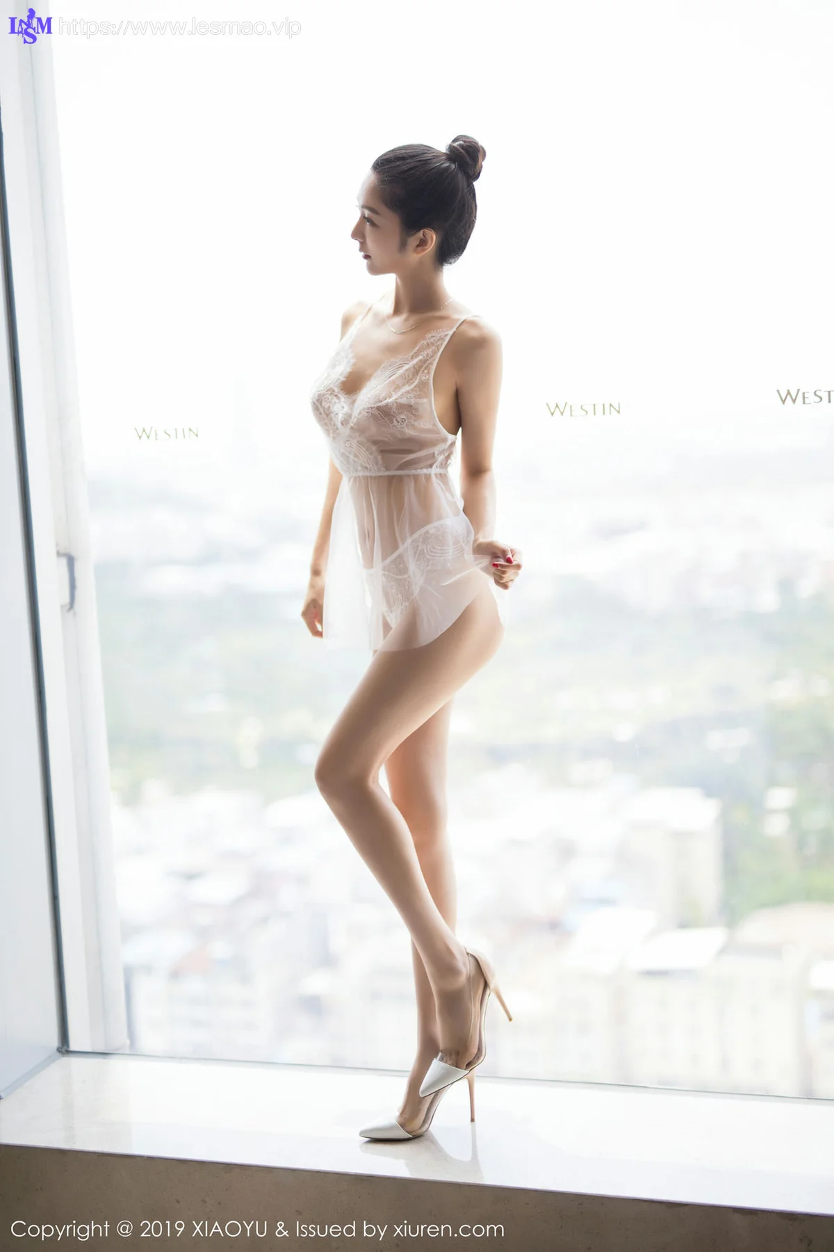 XIAOYU  语画界 Vol.034 Angela喜欢猫 旗袍与黑丝 - 13